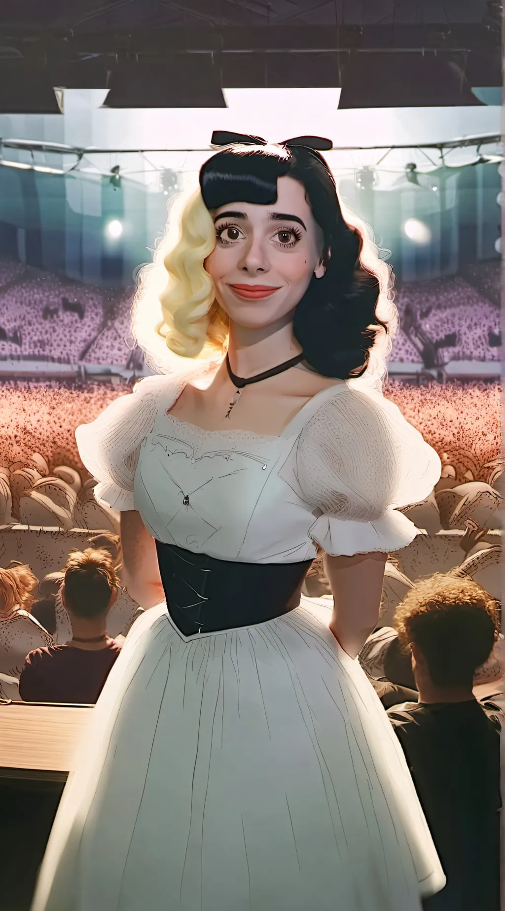 ai character: Melanie Martinez background