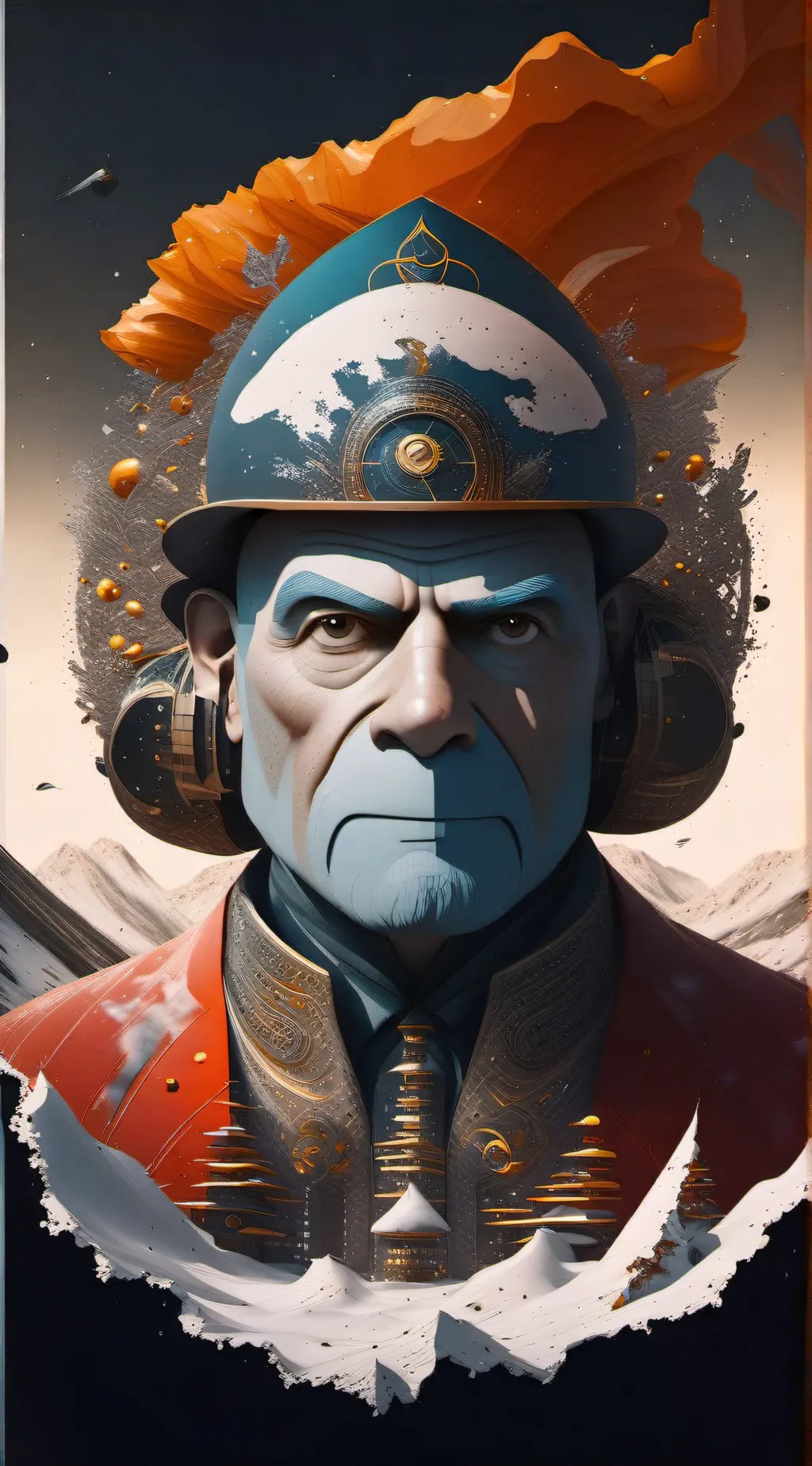 ai character: 🤫🧏‍♂️ background
