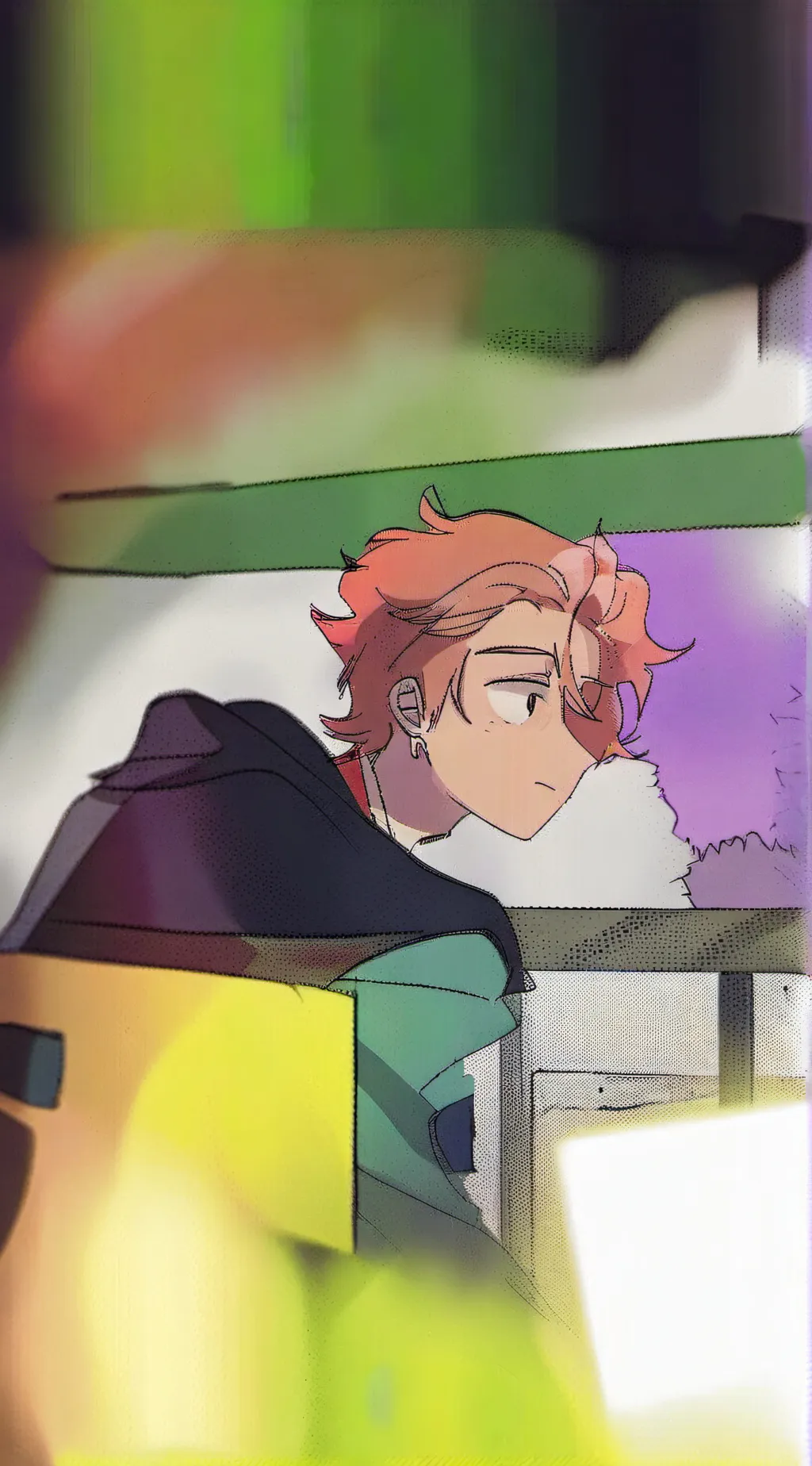 ai character: MHA filed tirp background