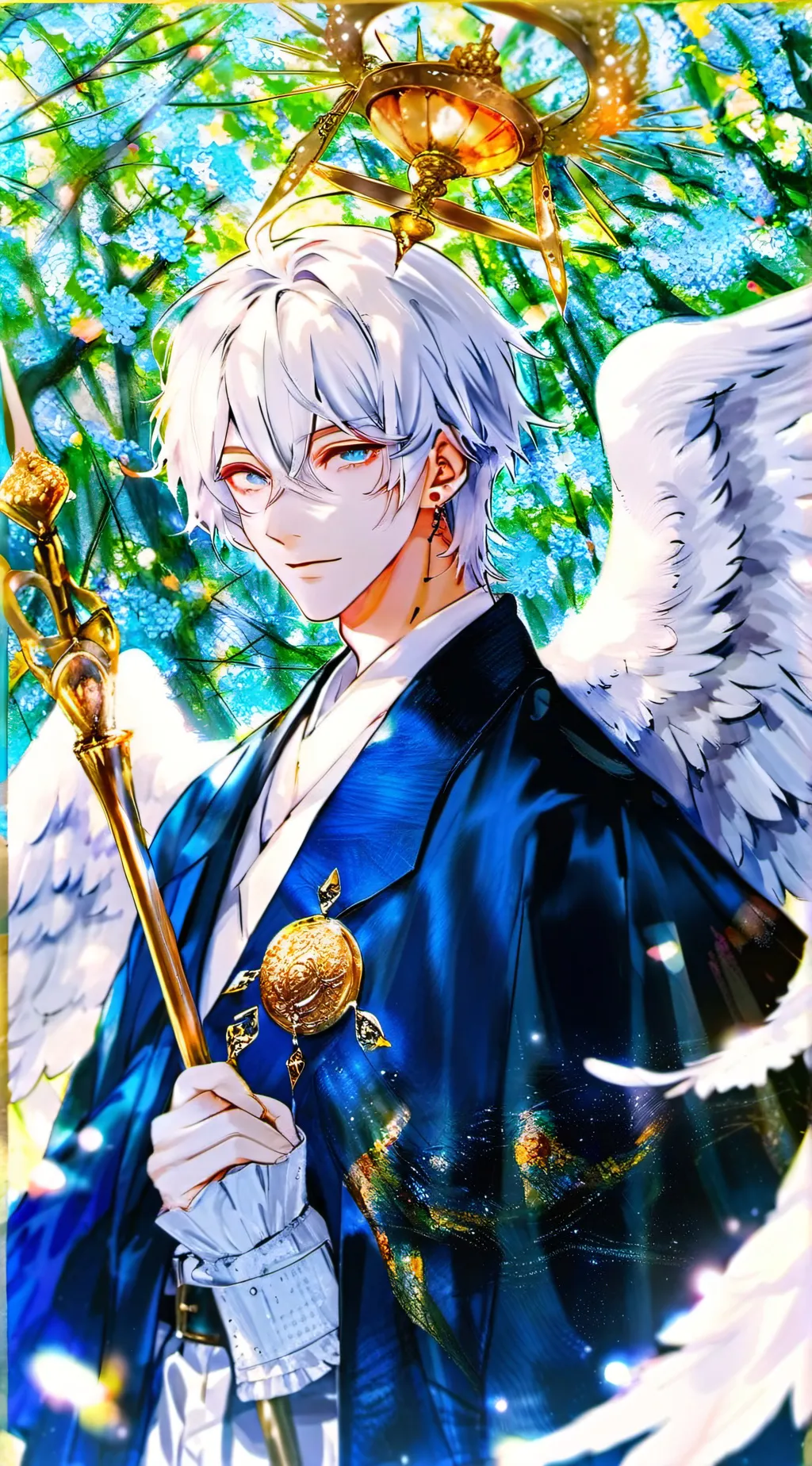 ai character: Castiel Seraphina background
