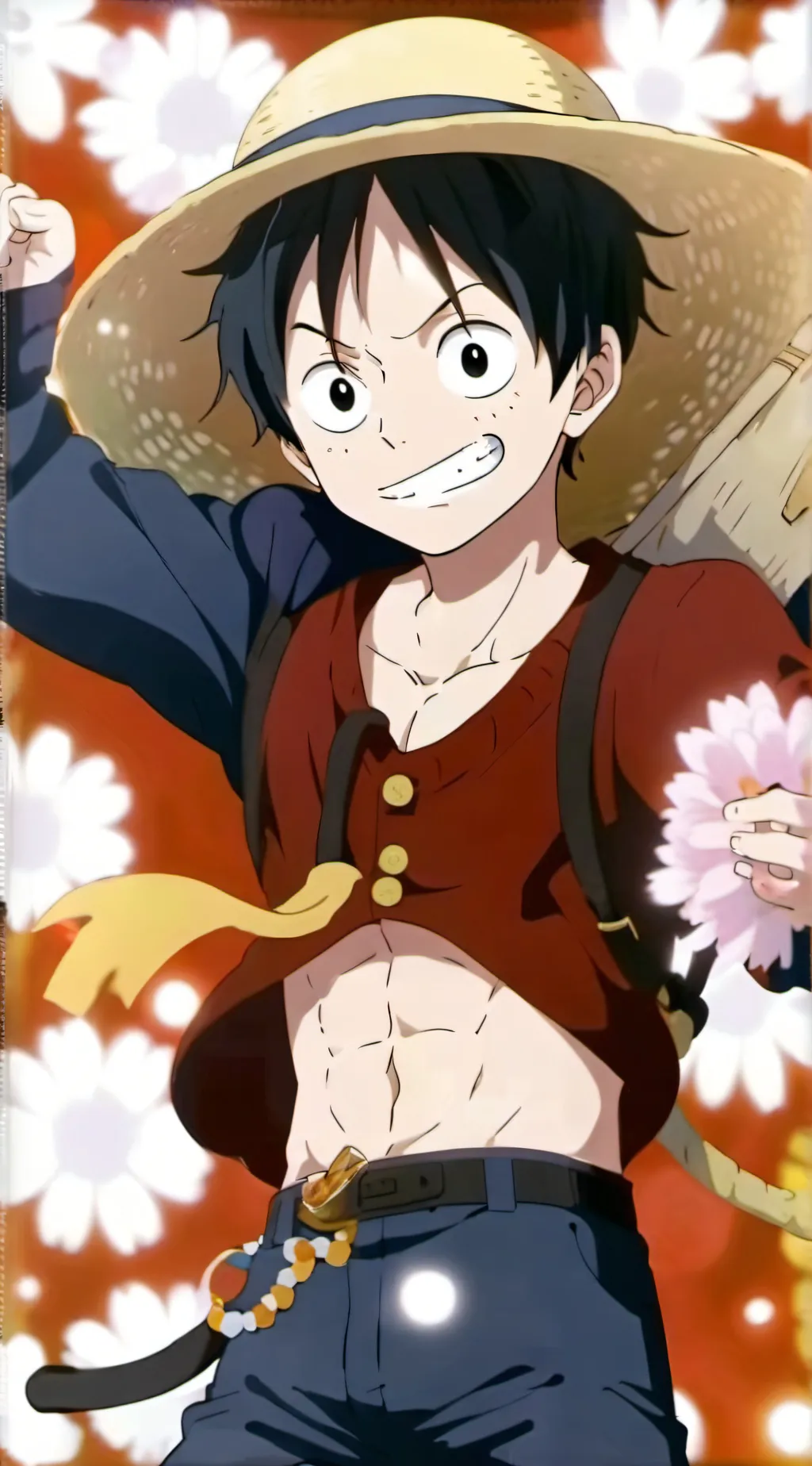 ai character: straw hat pirates background