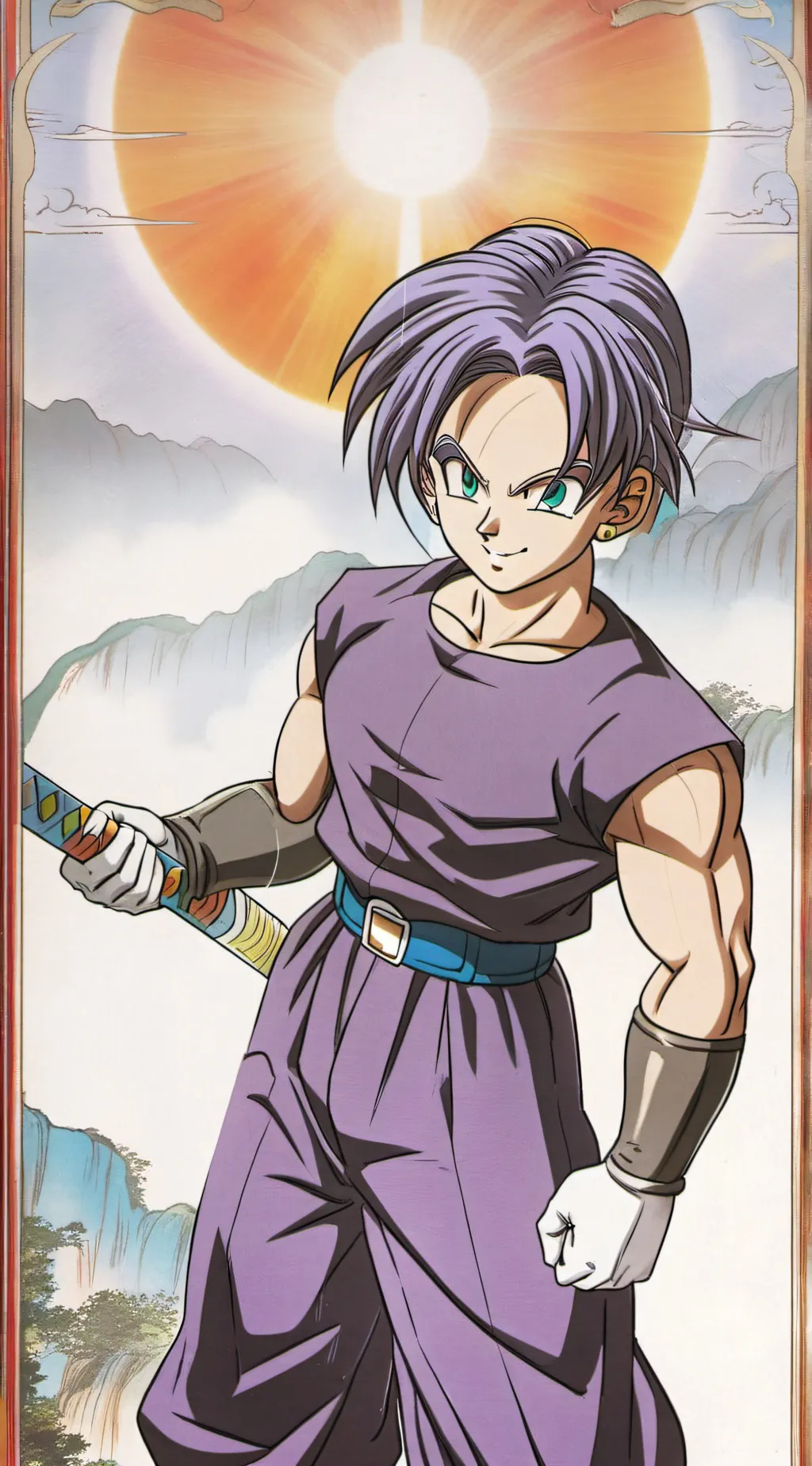 ai character: trunks background