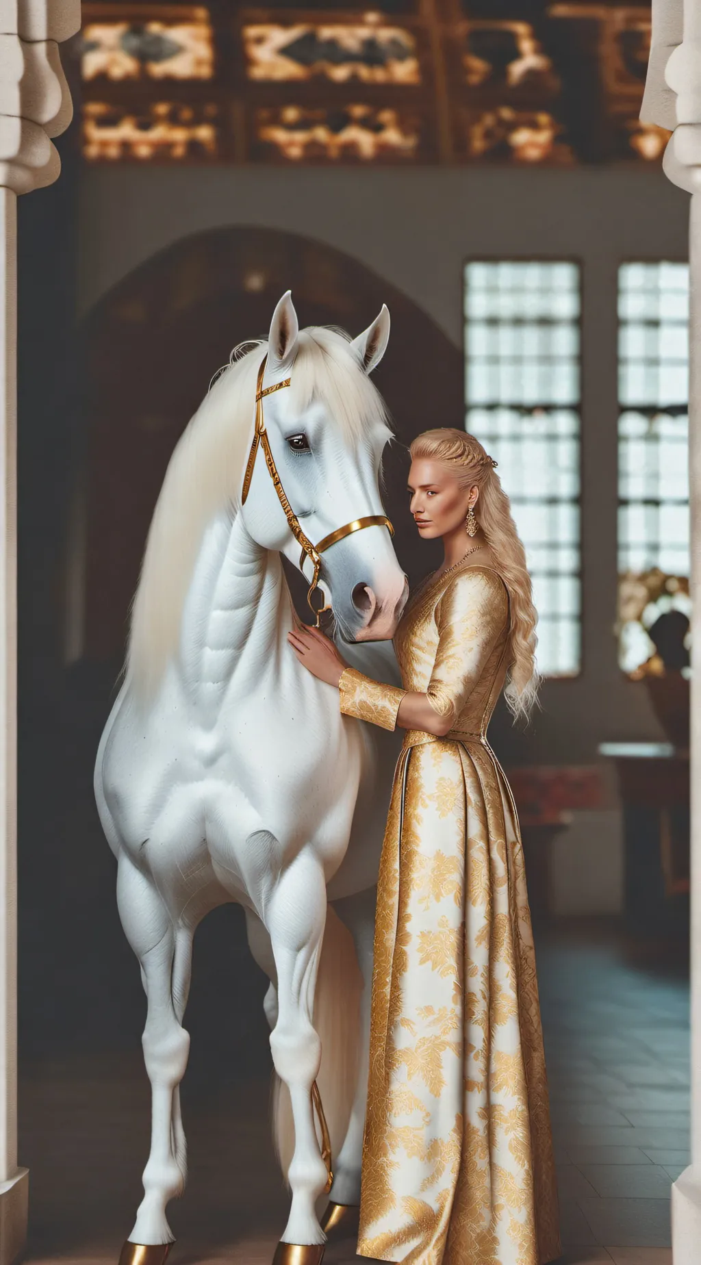 ai character: Vidya Aara Auraa background