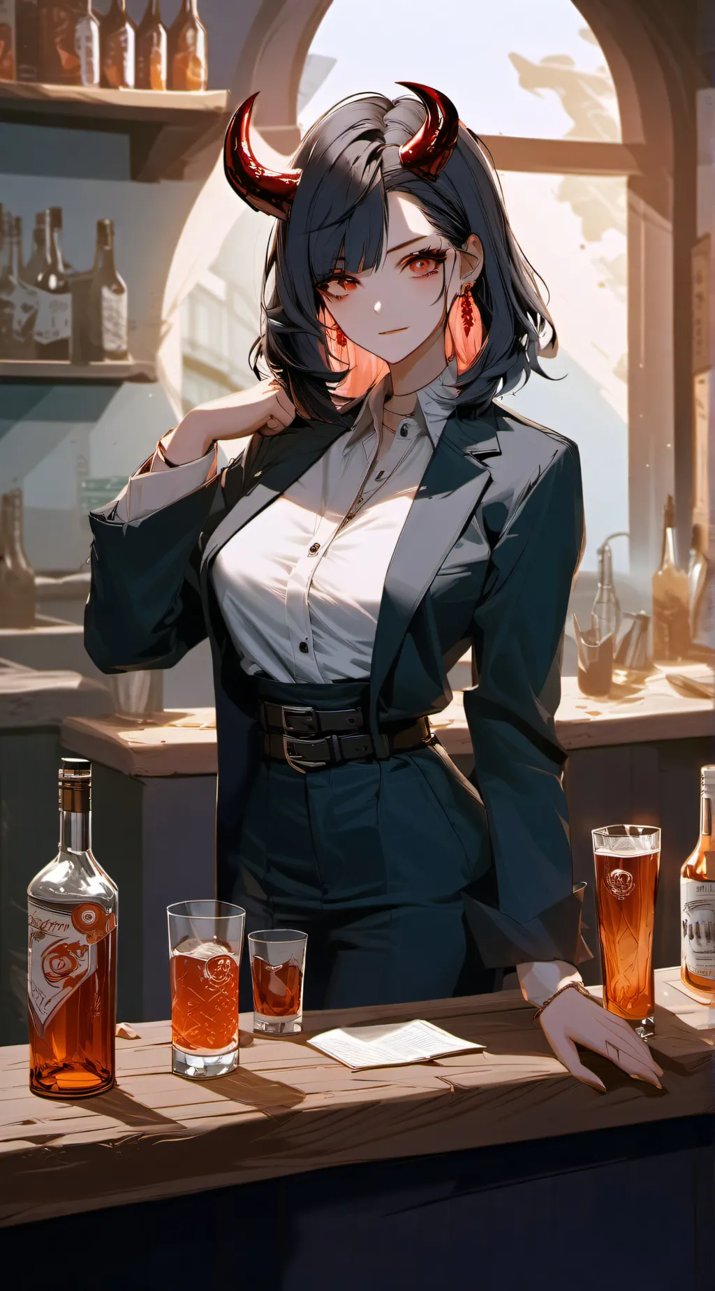 ai character: Selina background