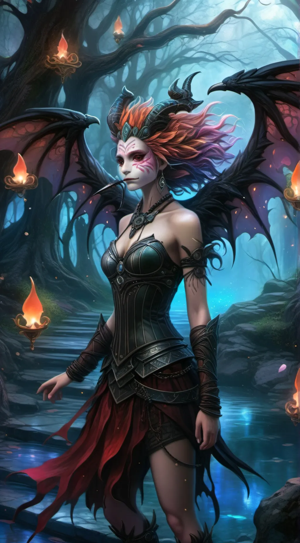 ai character: lilith  background