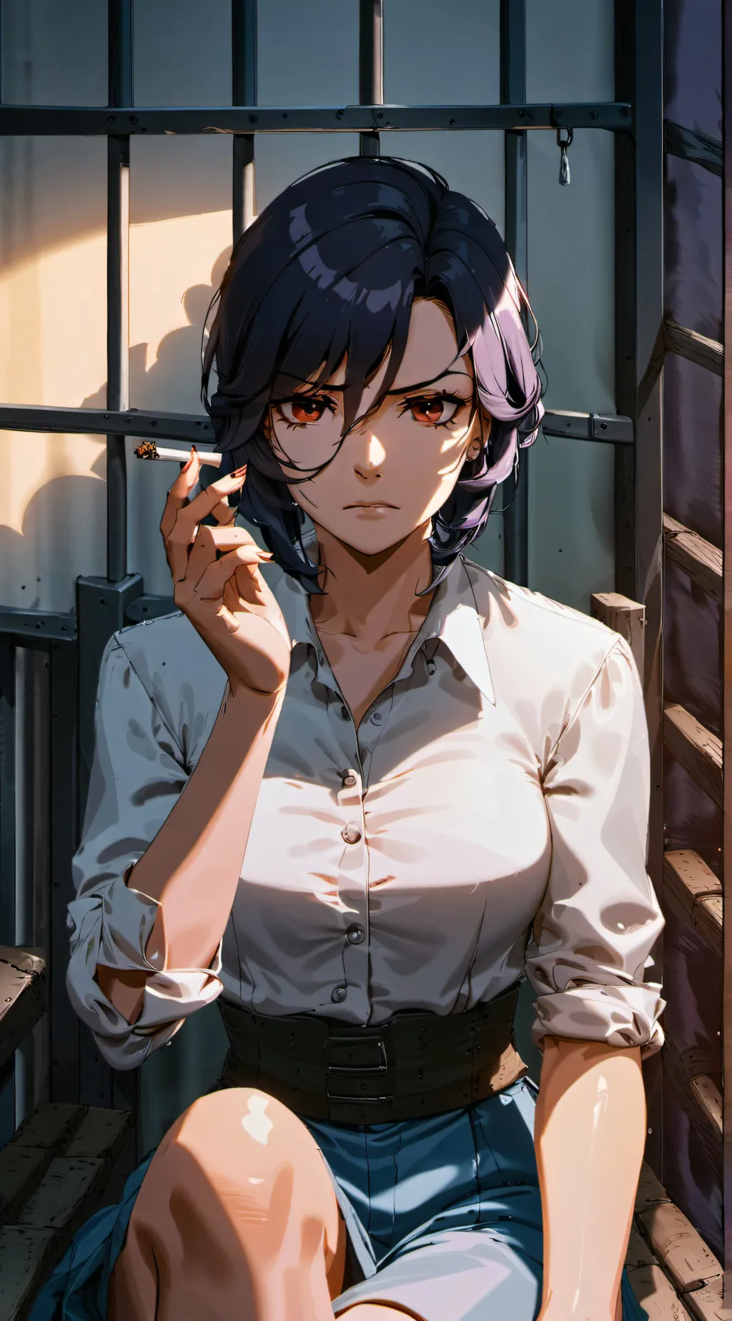 ai character: Lucia Moretti background