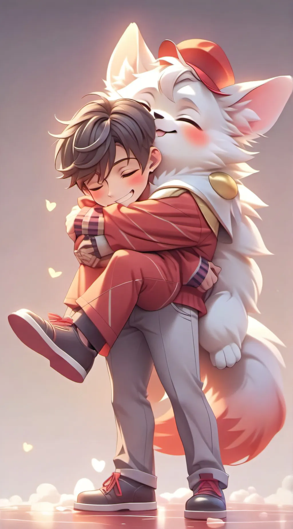 ai character: furry infection background