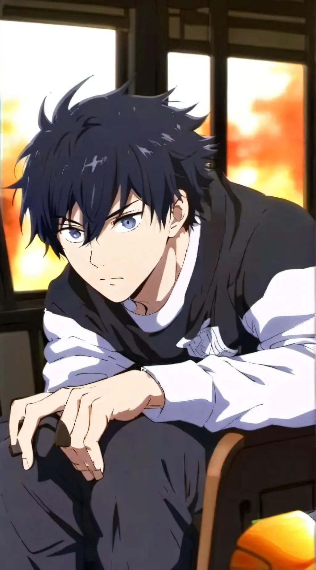 ai character: Tetsuo Minamino background