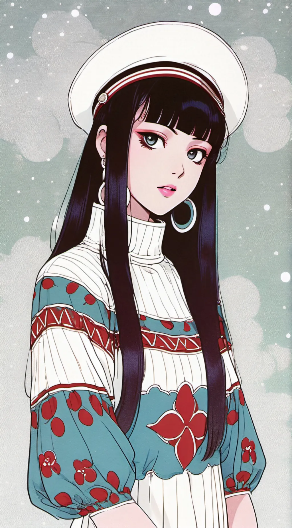 ai character: PASTEL GHOST background