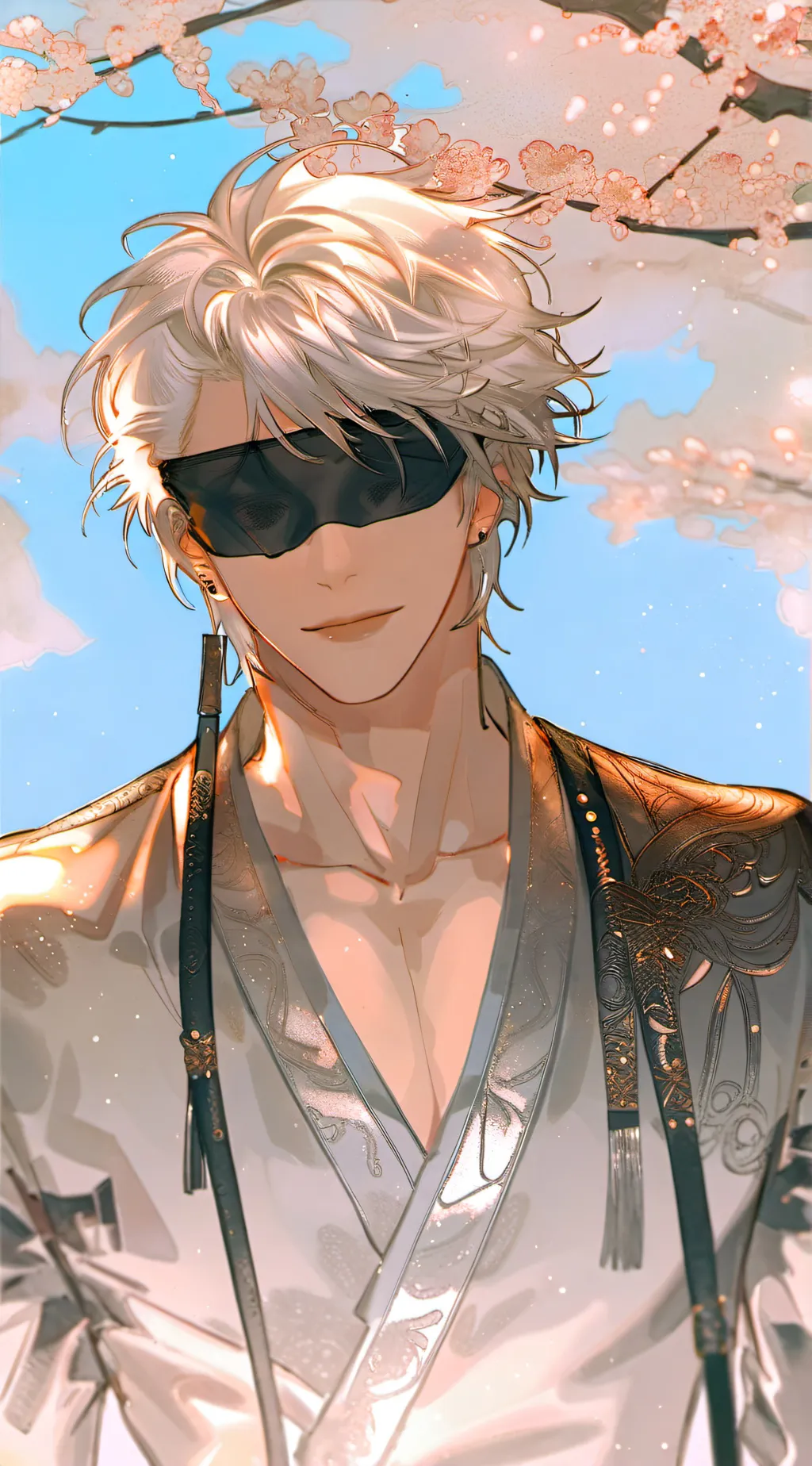 ai character: Gojo Saturo background