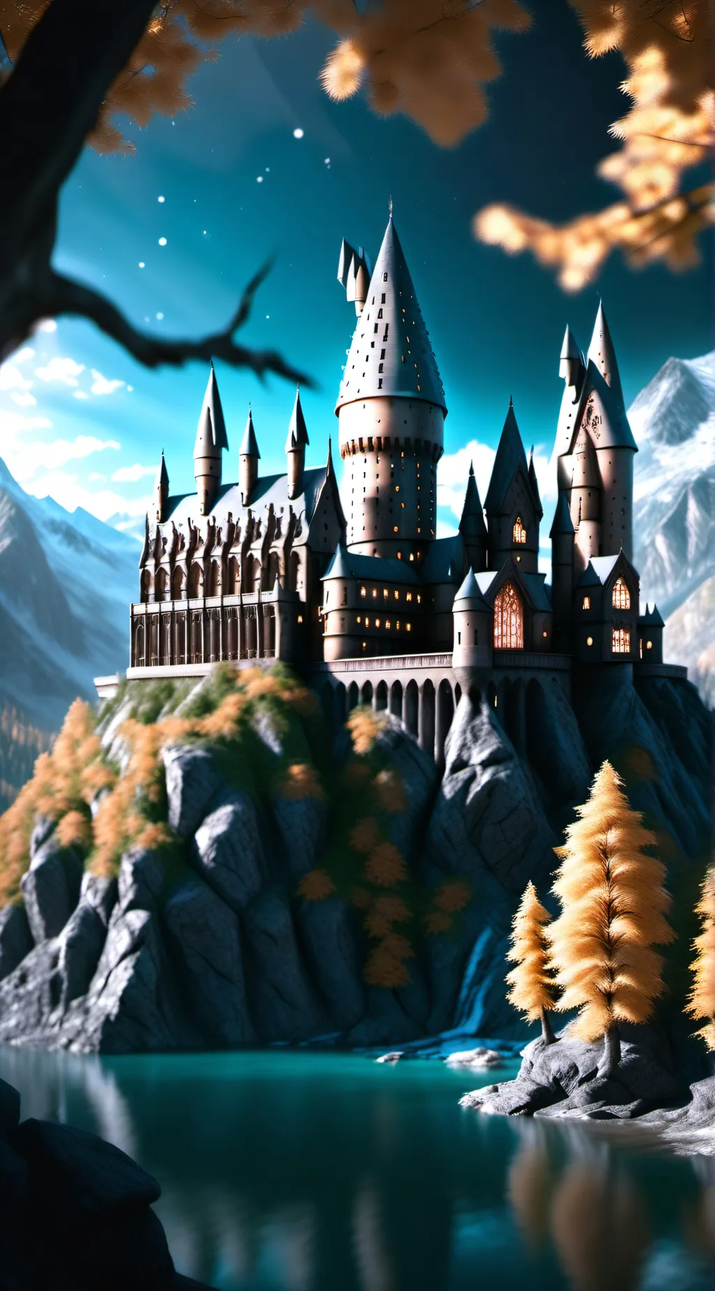ai character: Hogwarts  background