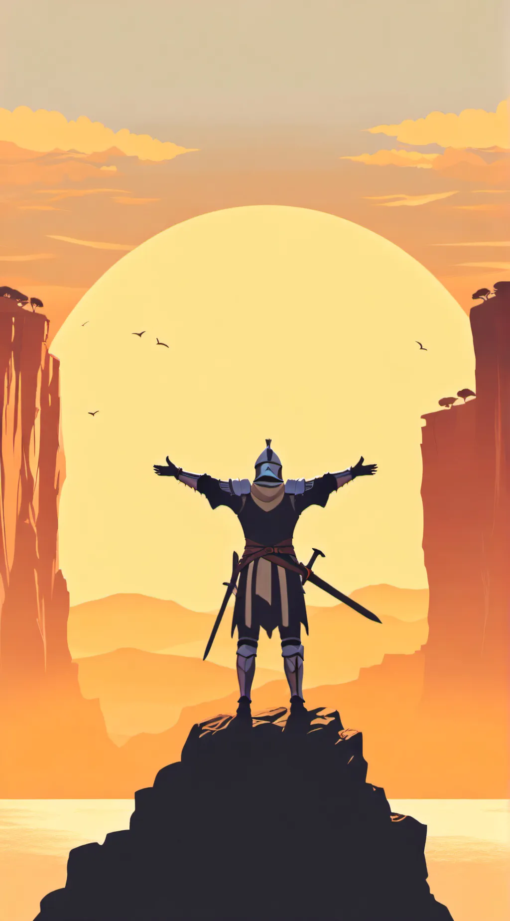 ai character: Praise the Sun background