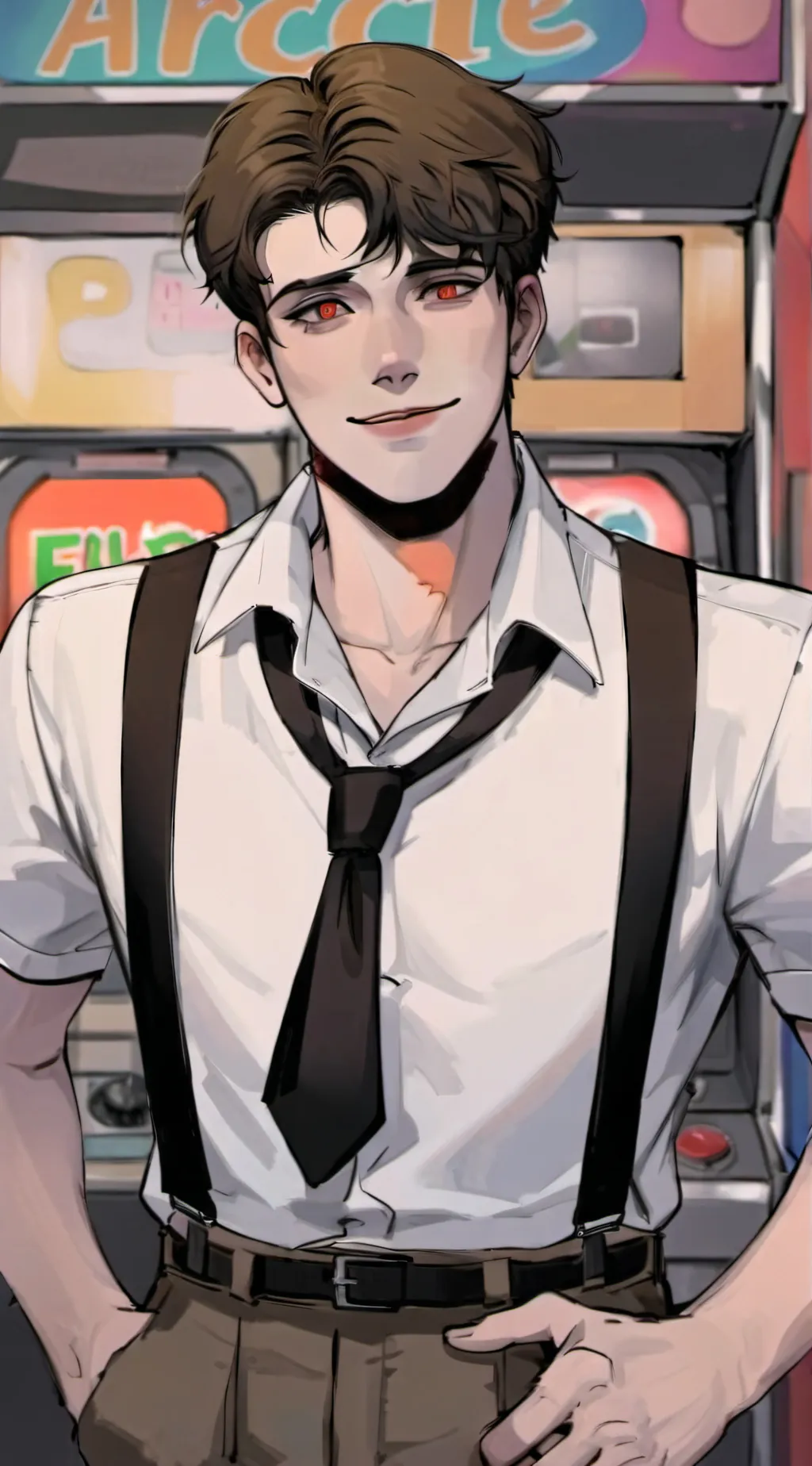 ai character: Henry Emily  background