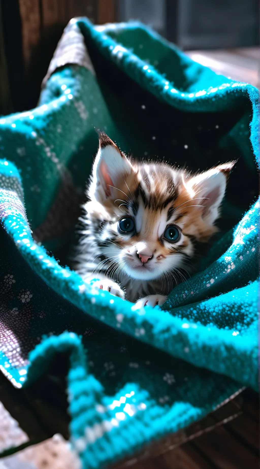 ai character: kitten background