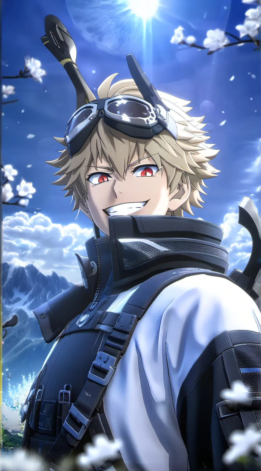 ai character: mha trend background