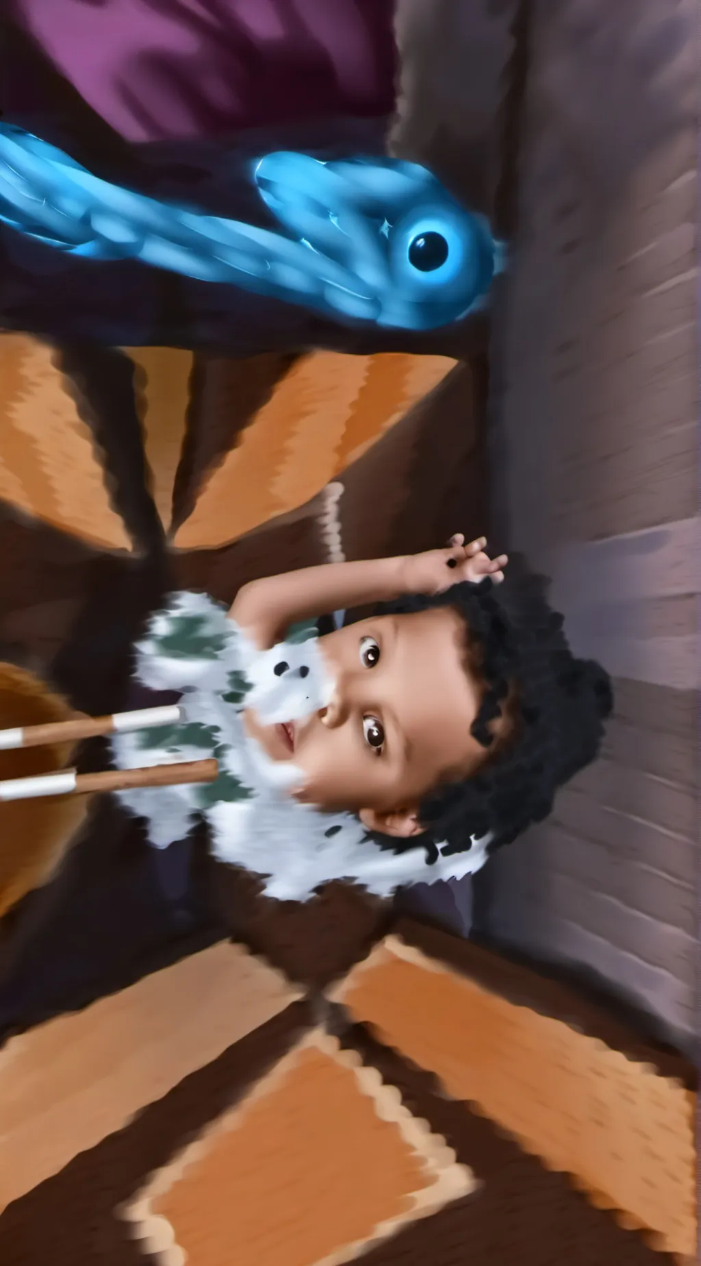 ai character: EWWWWWWWWWW background