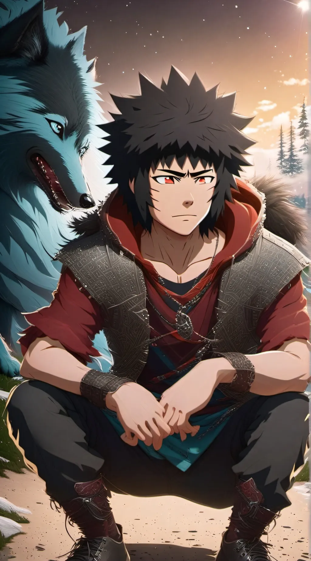 ai character: ♡kiba♡ background