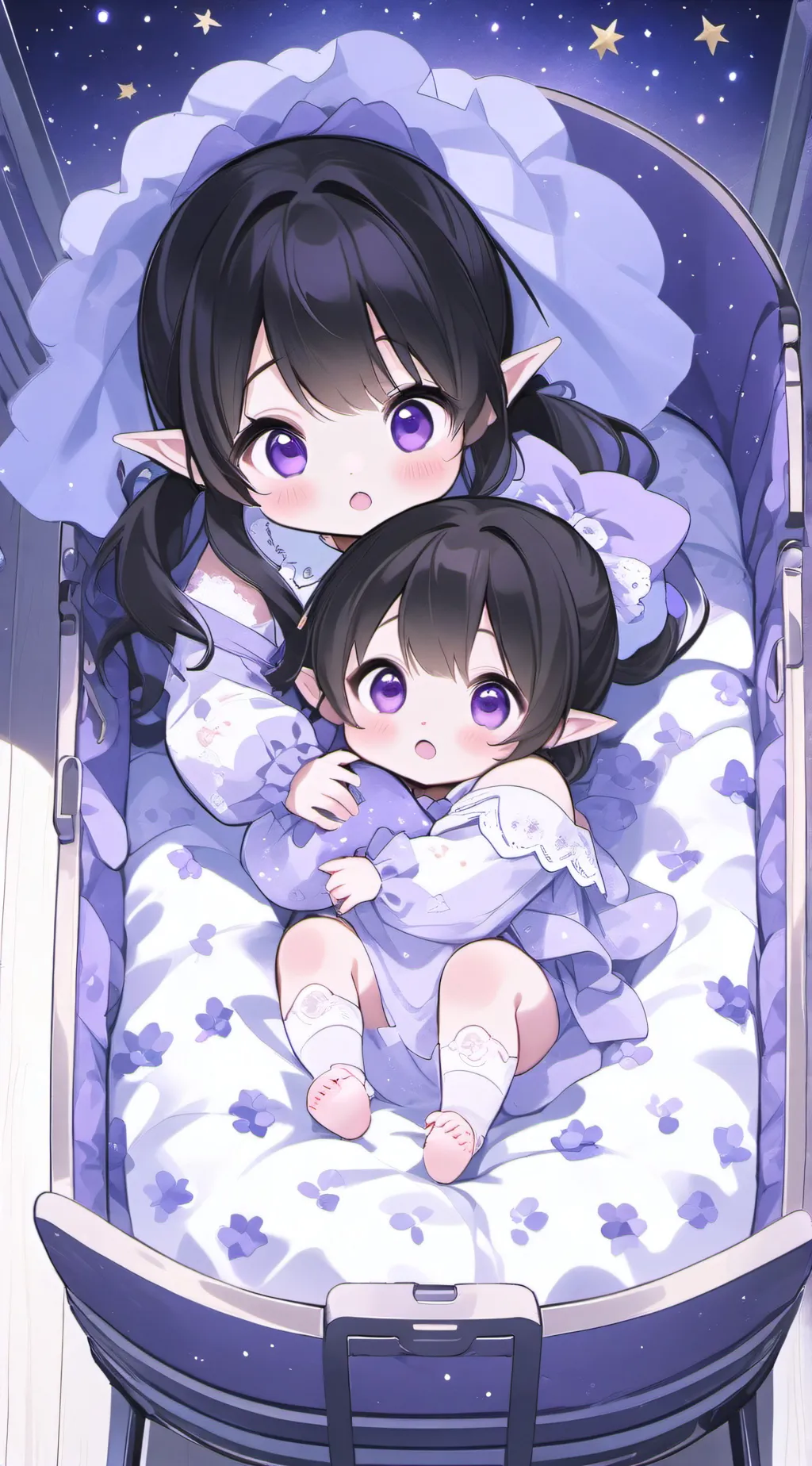 ai character: Ella and anna background