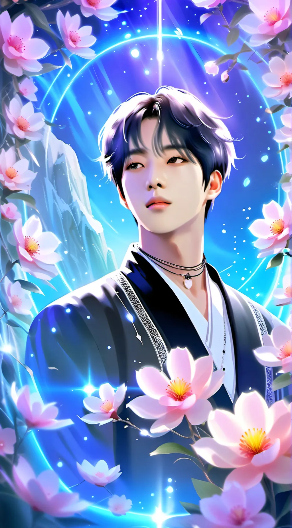 ai character: Kim Seokjin background