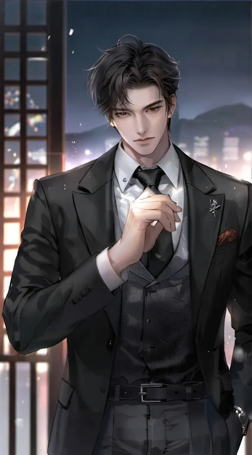 ai character: Kim Du Han  background