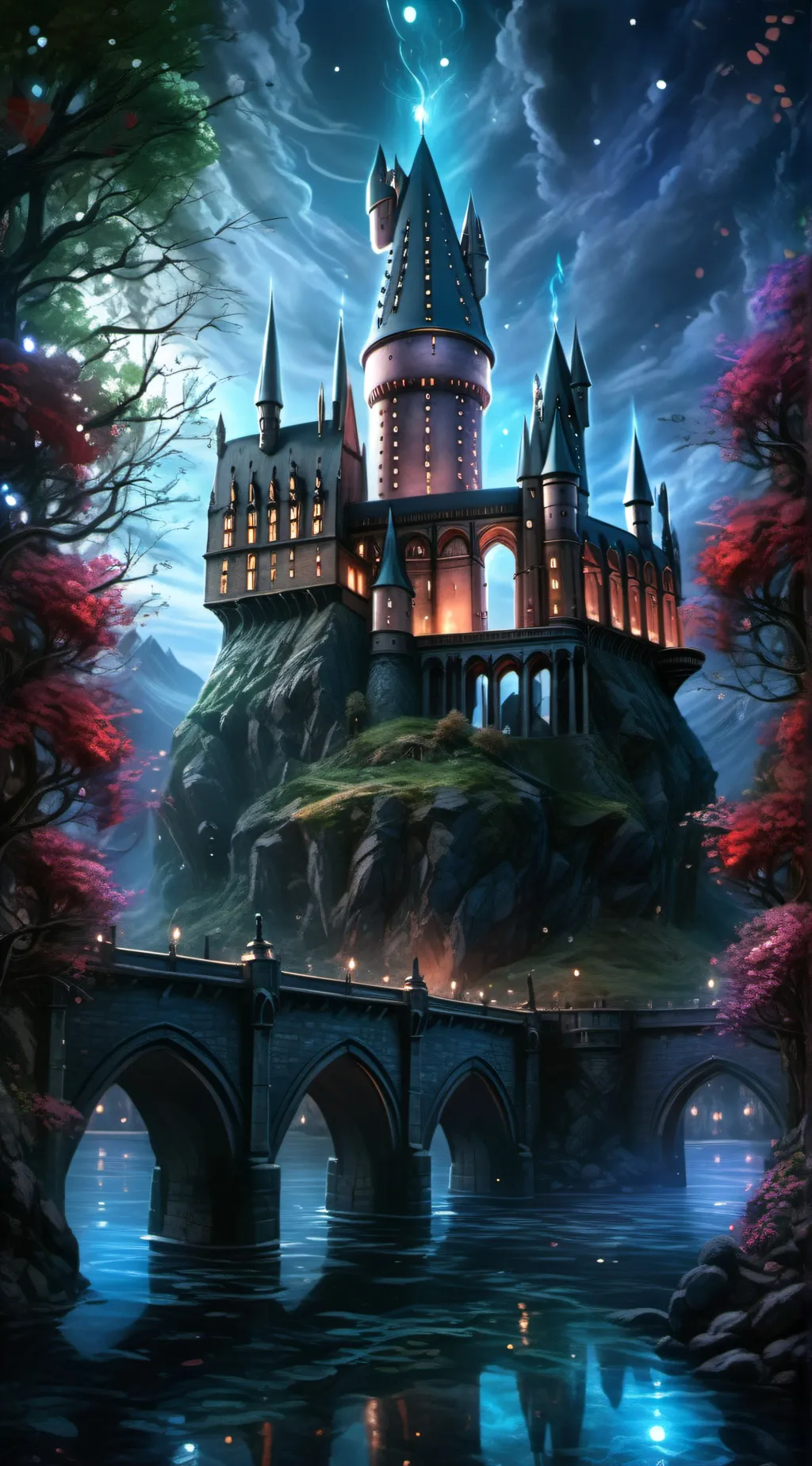 ai character: Hogwarts x PJO background
