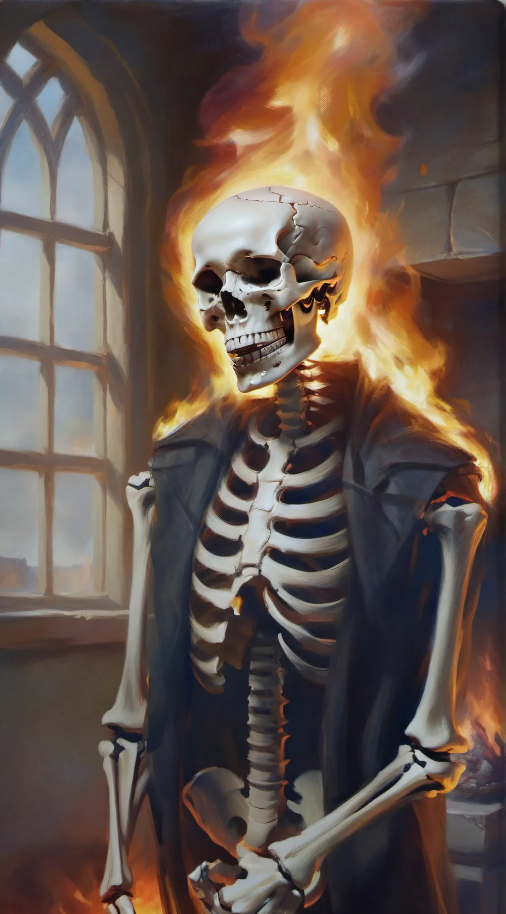 ai character: Blaze Burner background