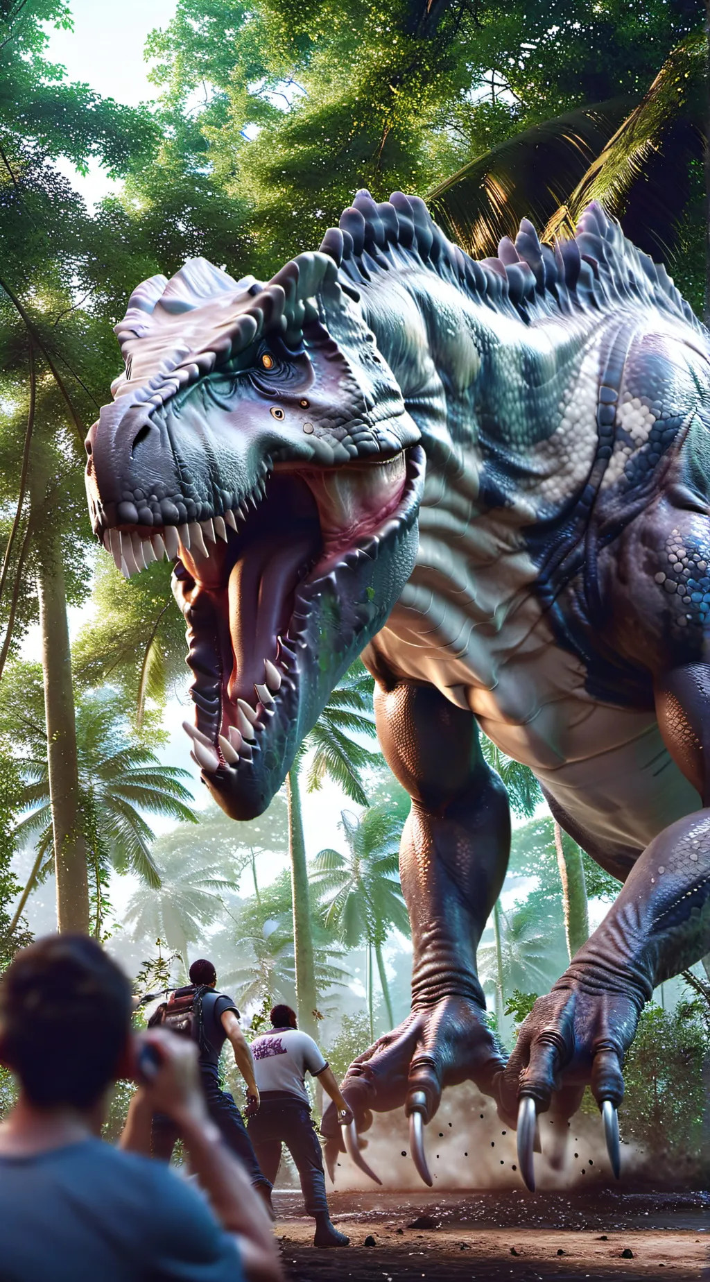 ai character: Indominus Rex  background