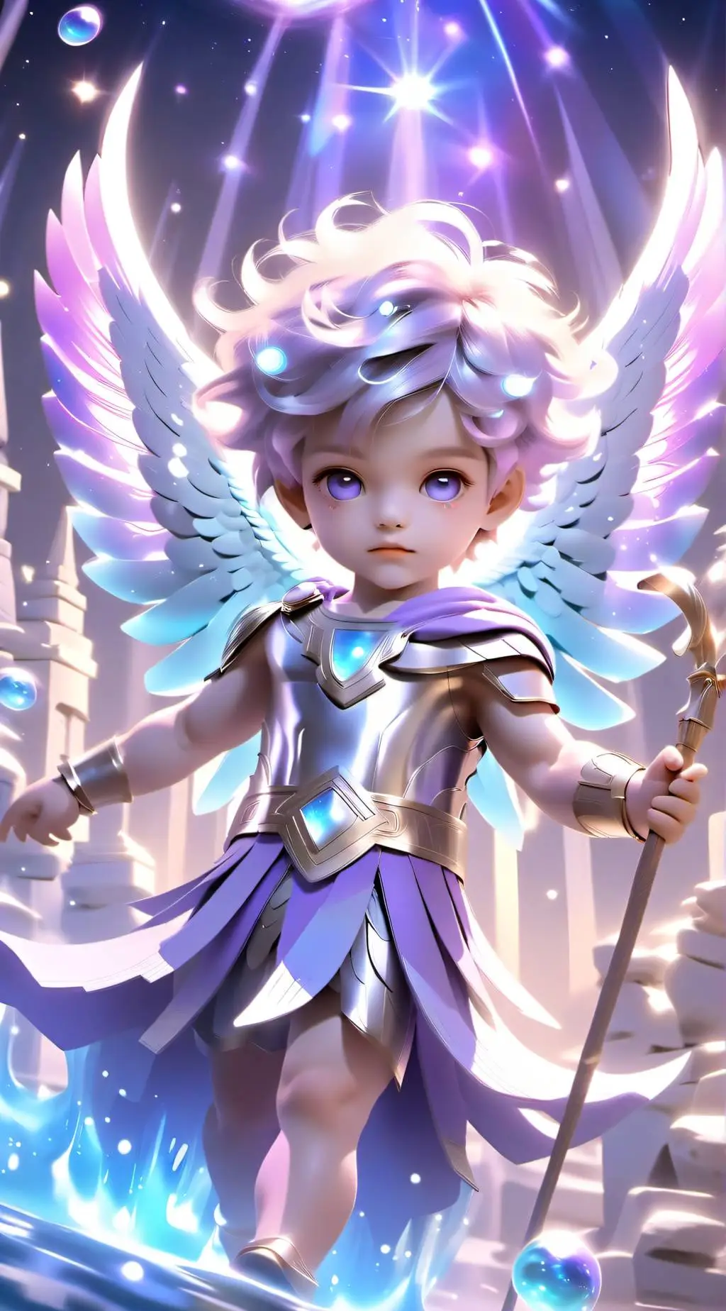 ai character: young greek god background