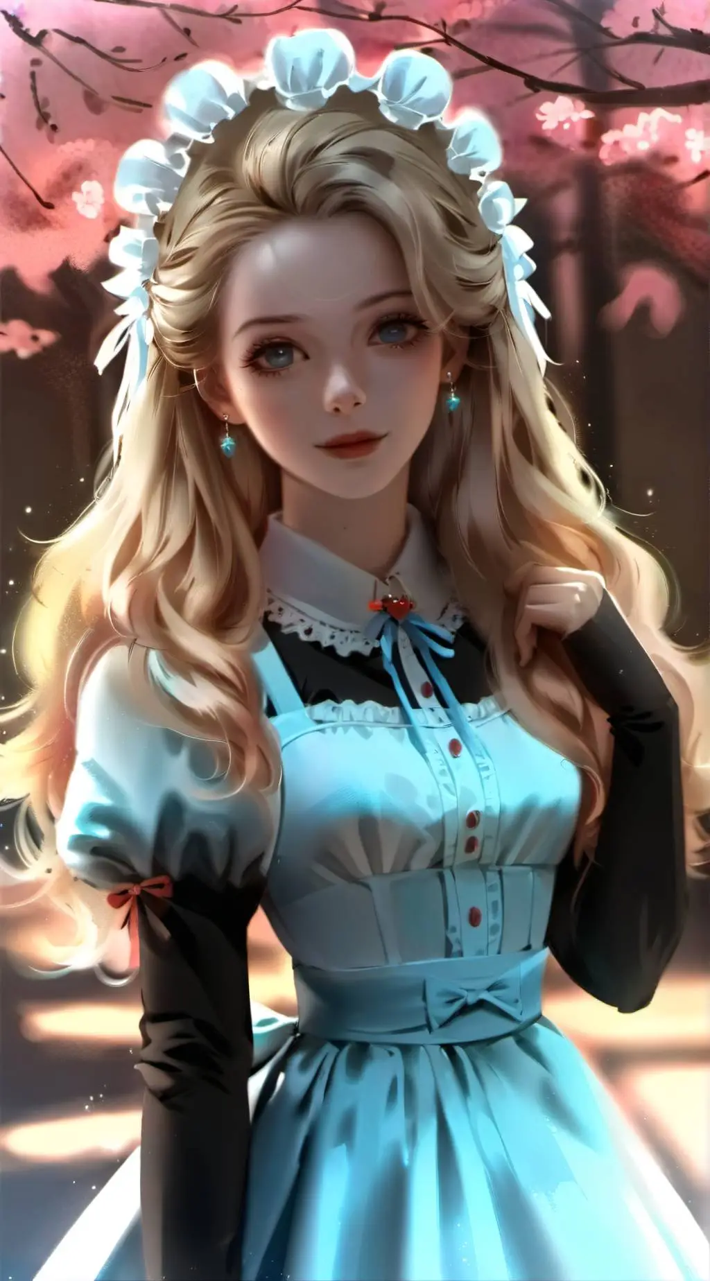 ai character: -Maid Girl- background
