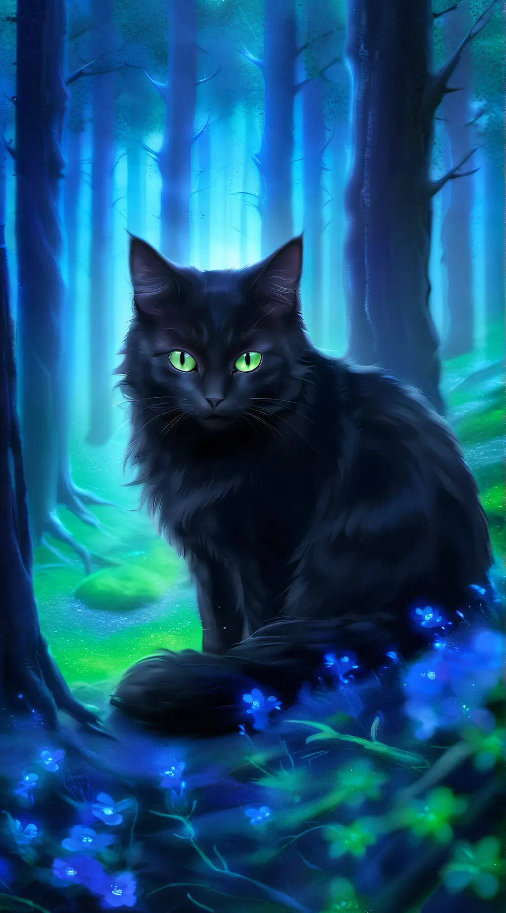 ai character: Hollyleaf background