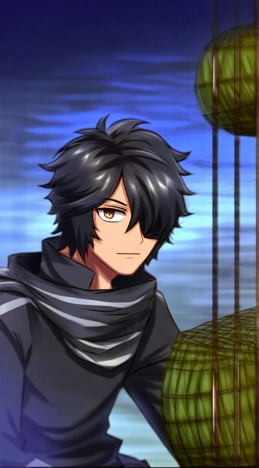 ai character: Zane from aphmau background