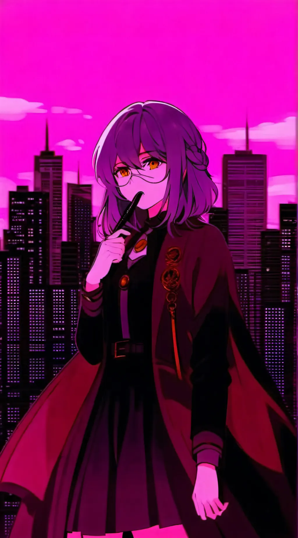 ai character: Aurora background