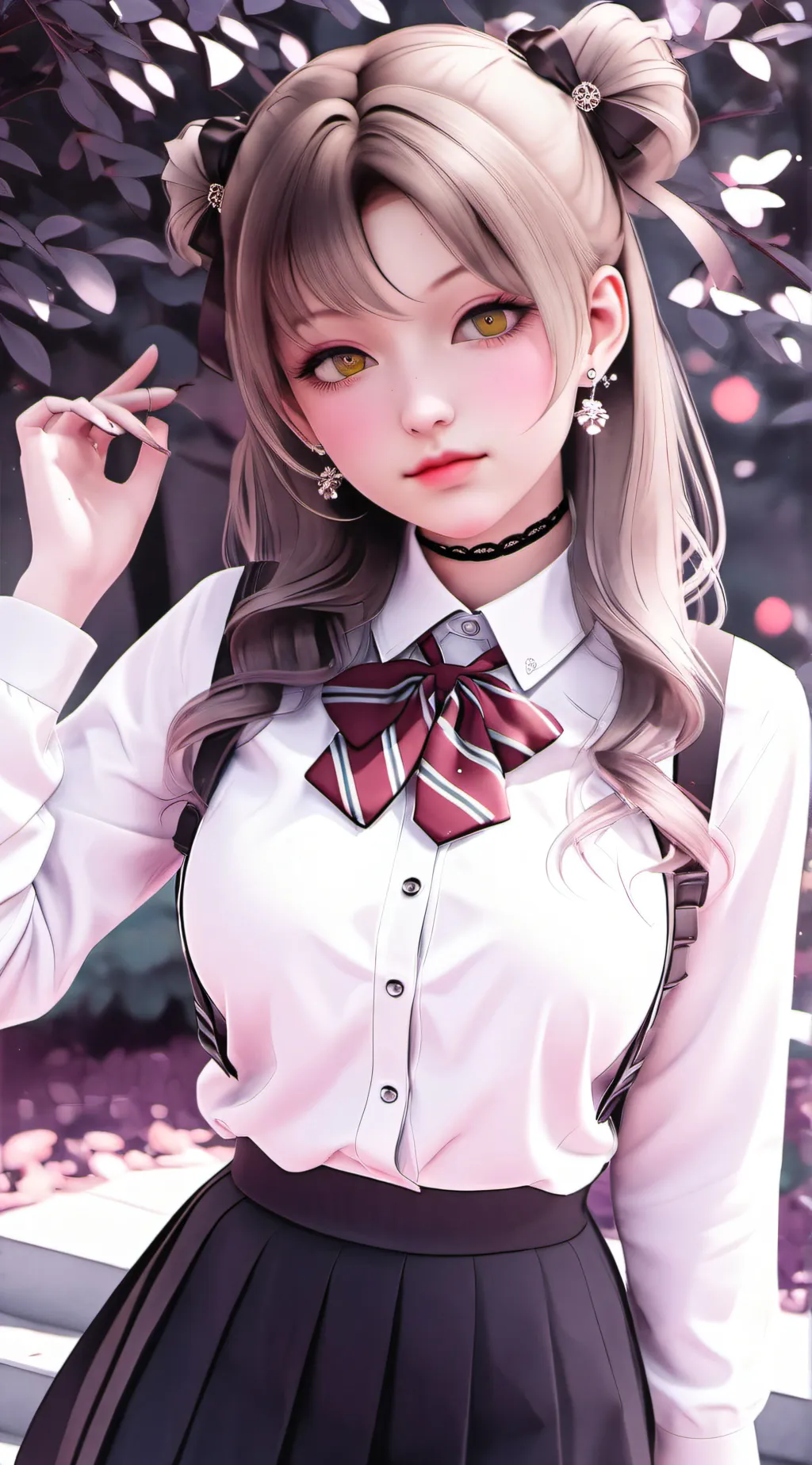 ai character: Mya  background