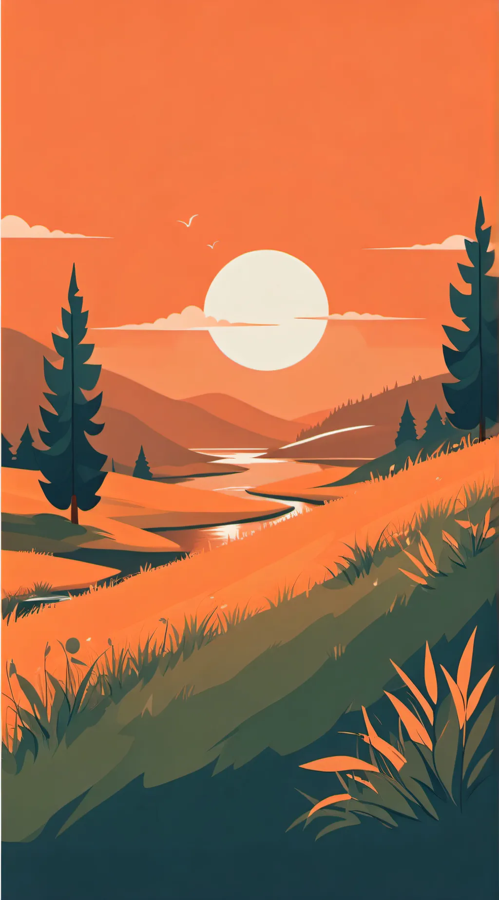 ai character: Grass?  background