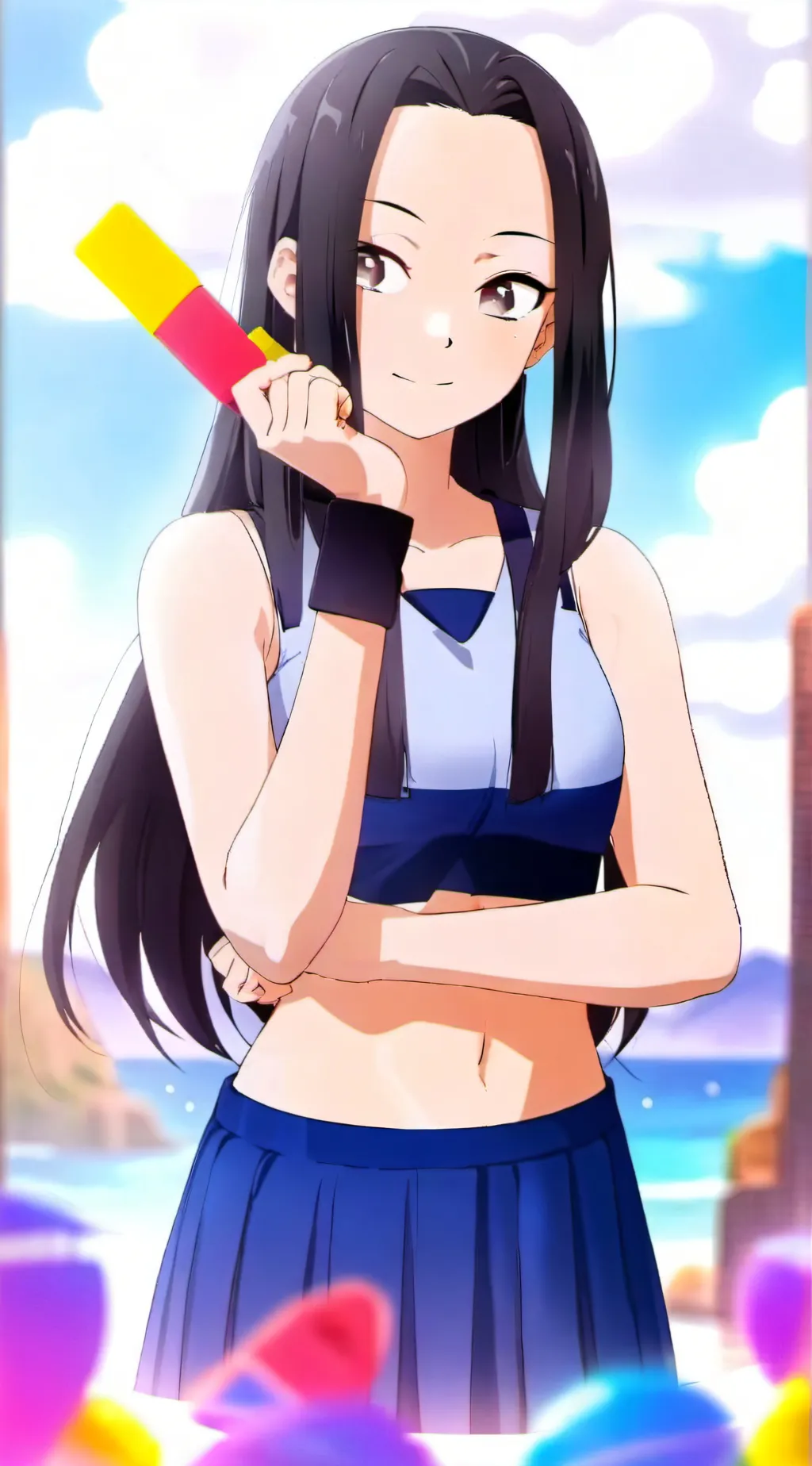 ai character: Onemine Nene background