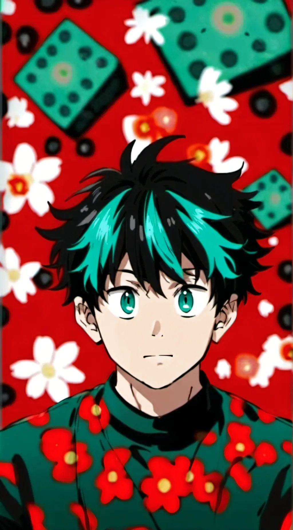 ai character: Izuku (deku) background