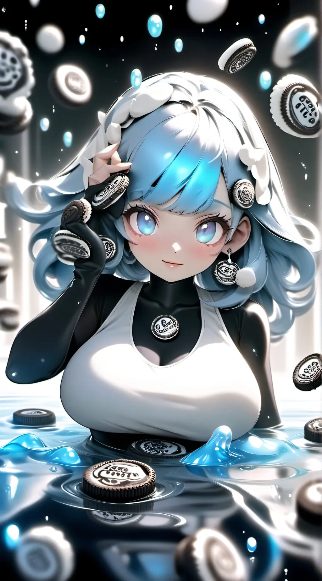 ai character: pearl background