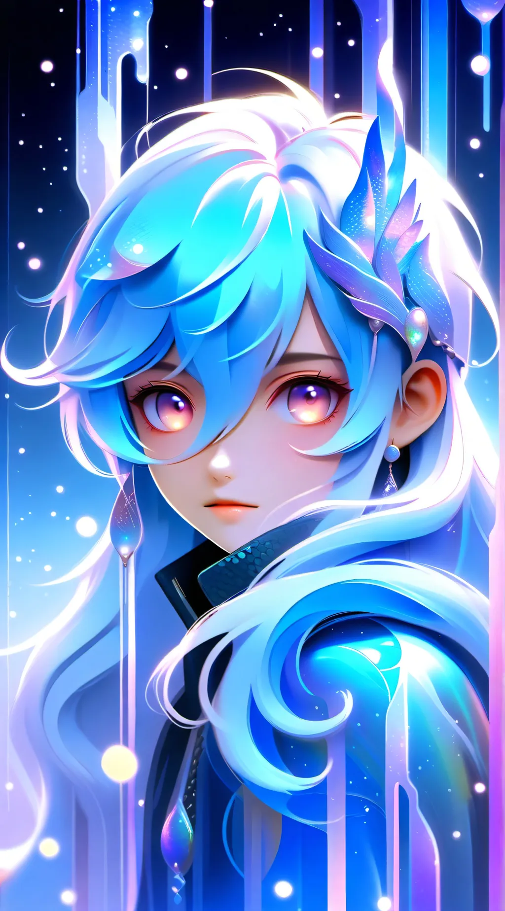 ai character: ice bear background