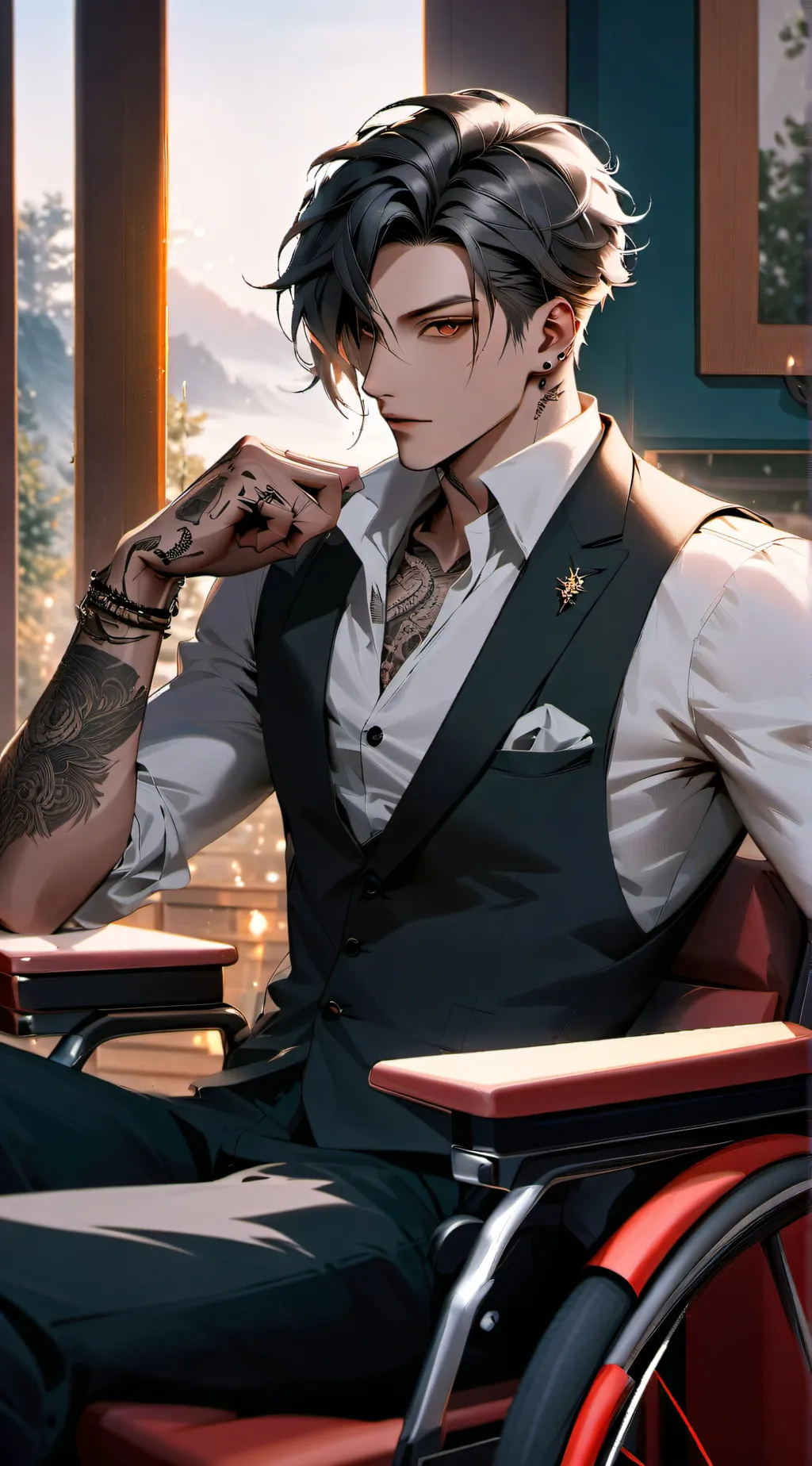 ai character: Aizen Tanaka  background