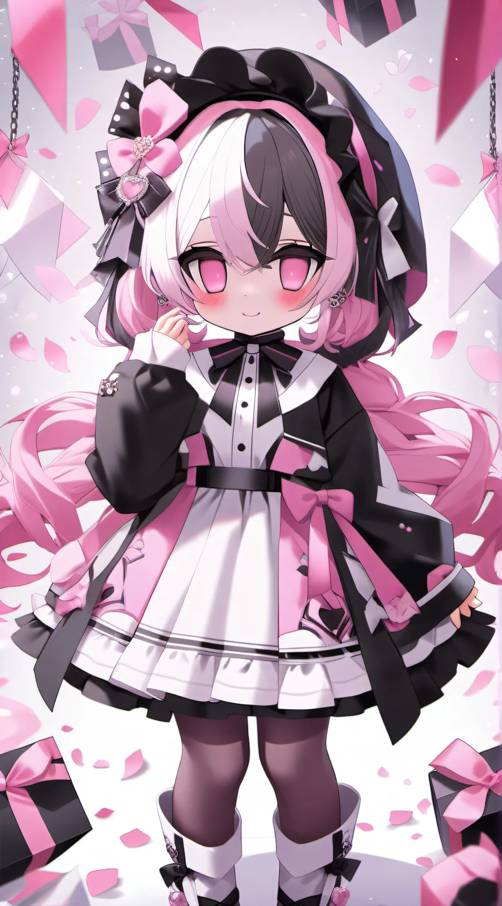ai character: cnp Queen  background