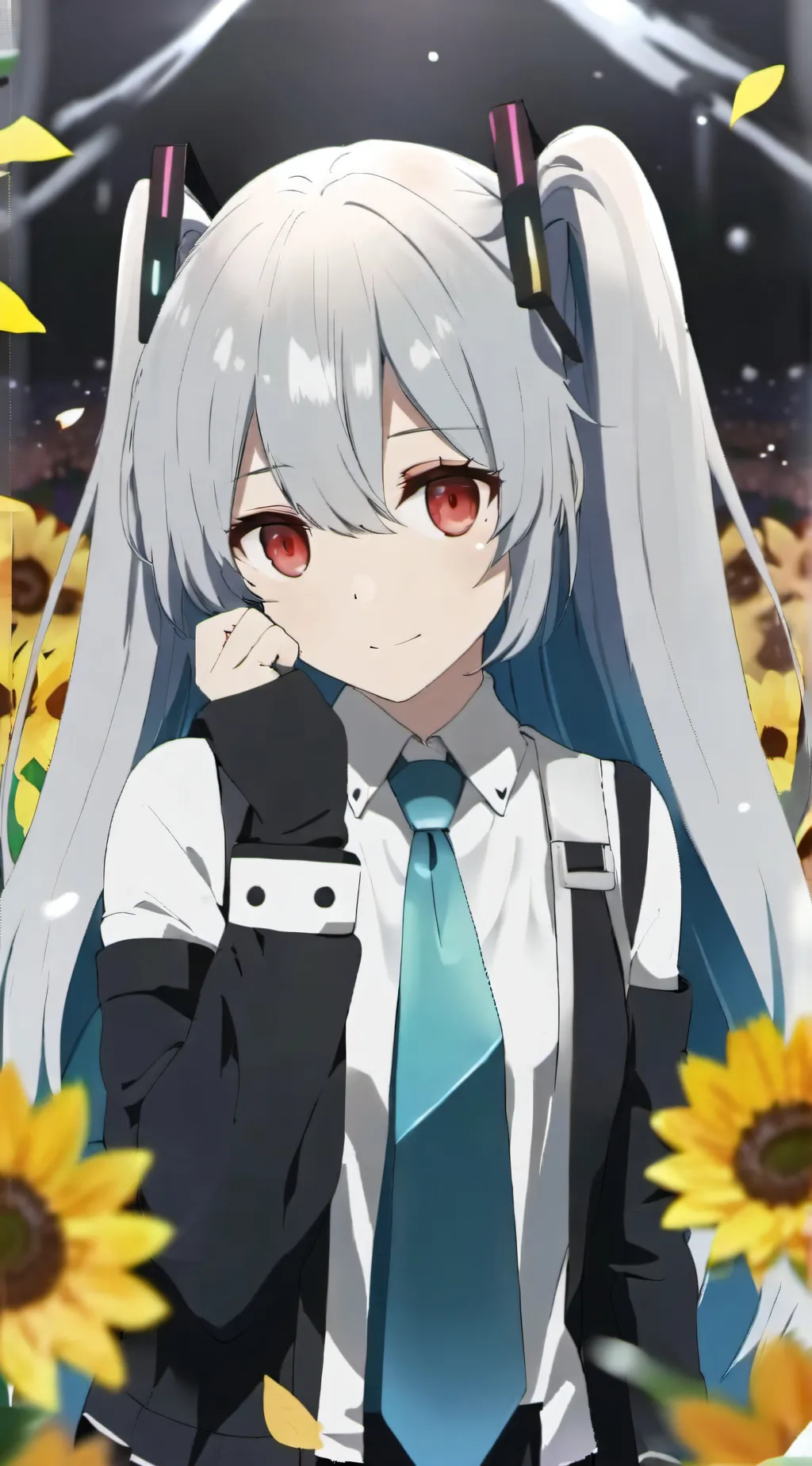ai character: miku background