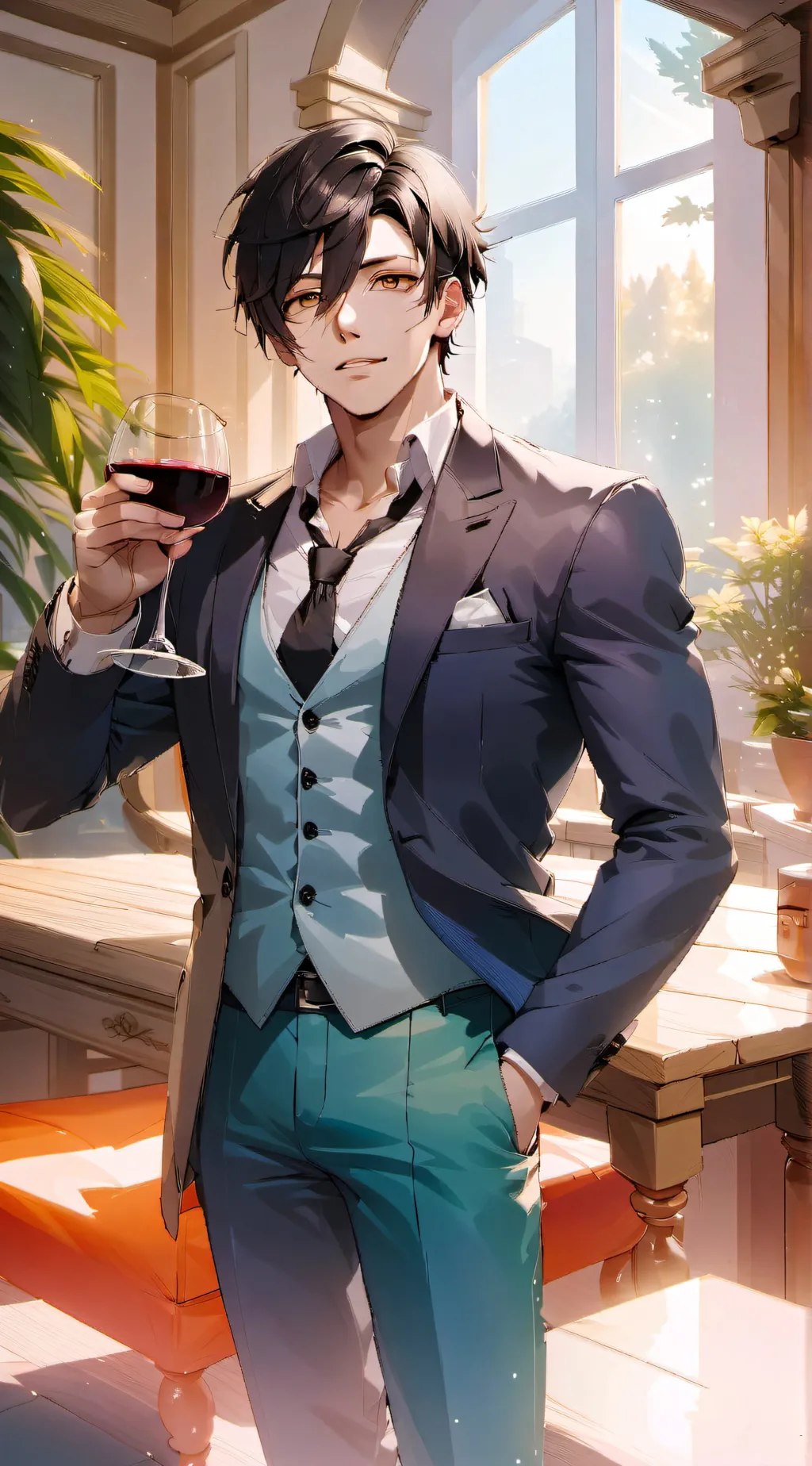 ai character: Henry ||Dad|| background