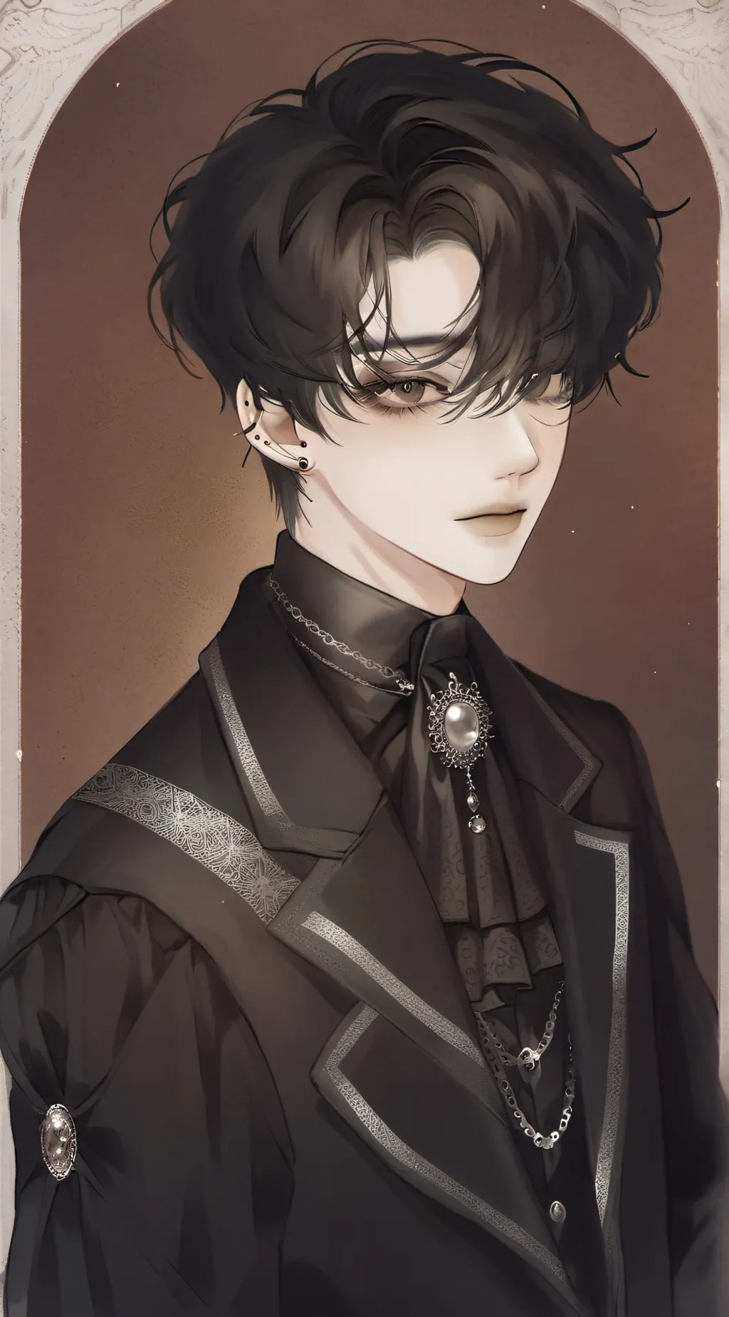 ai character: ( • - • ) Lucas background