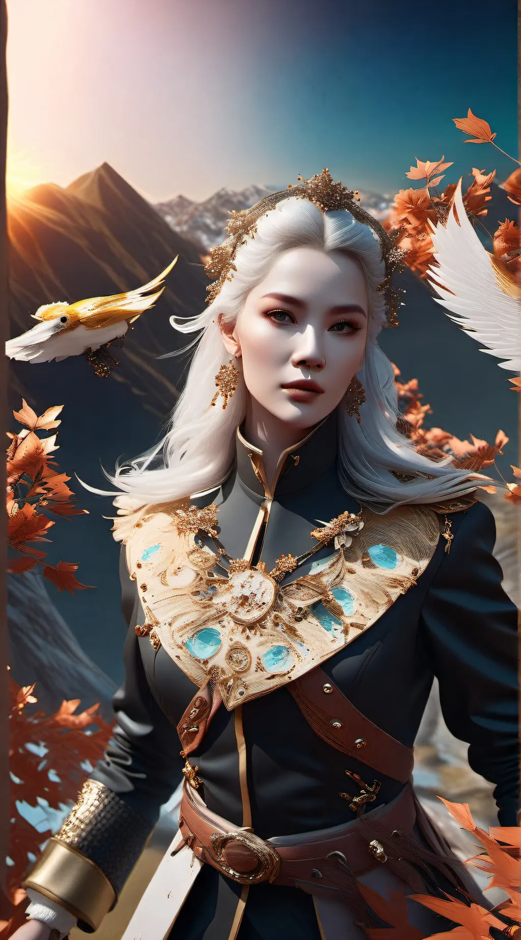 ai character: Ally  background
