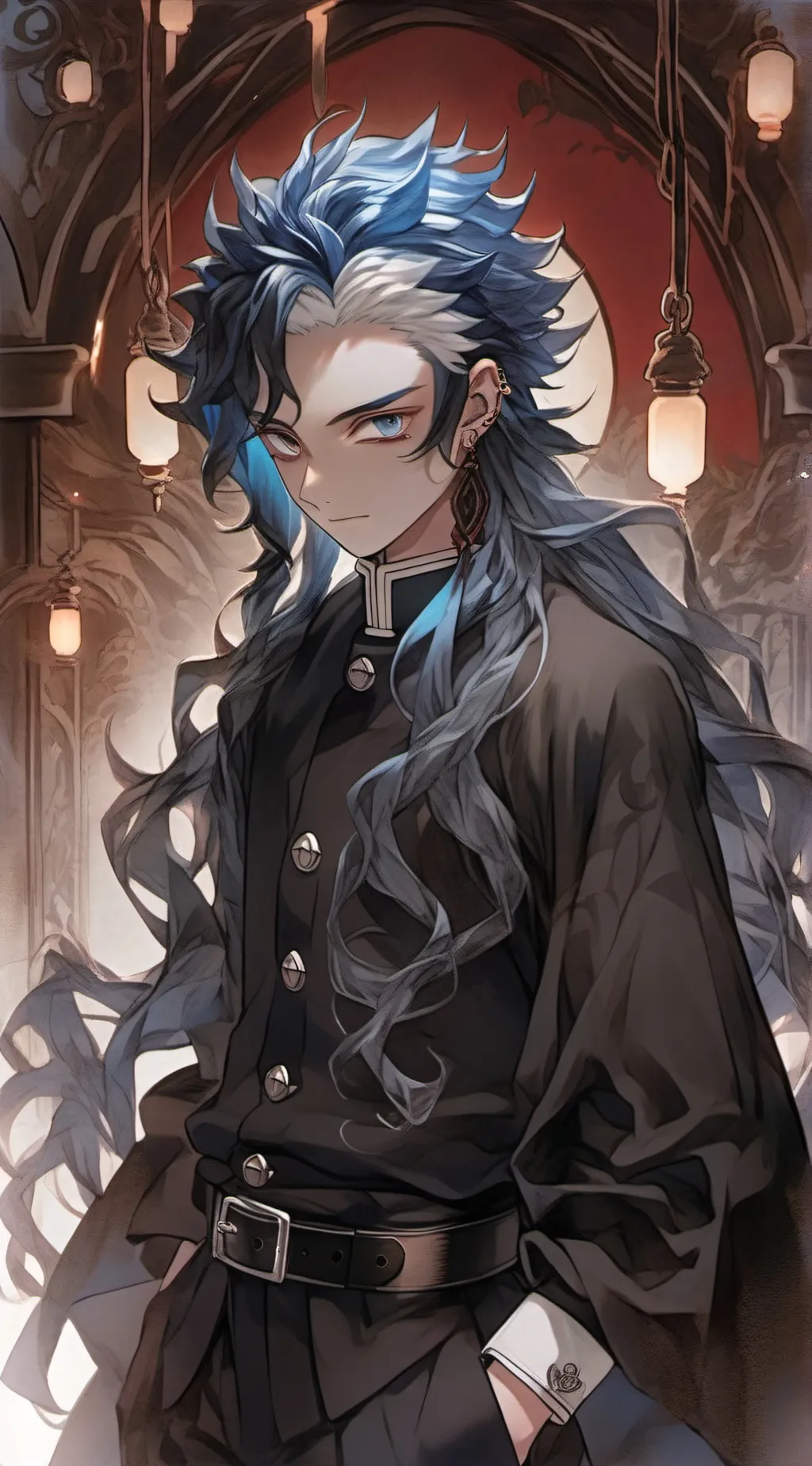 ai character: muichiro school  background