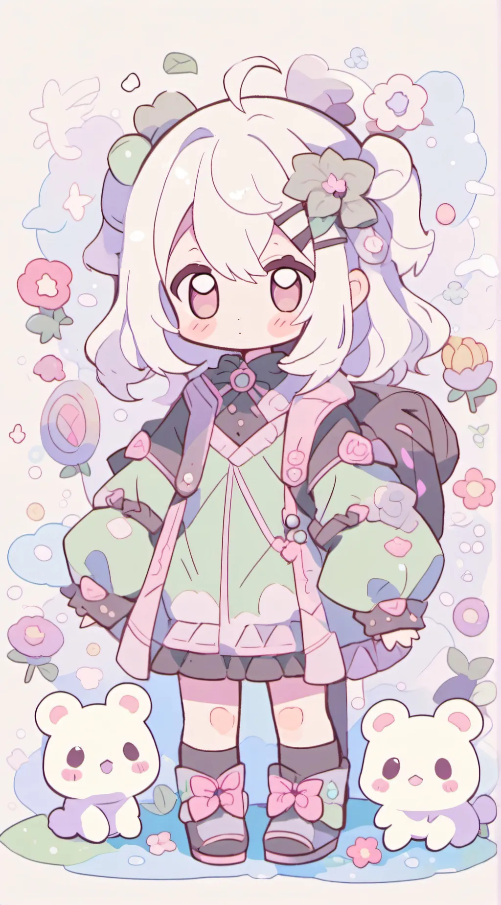 ai character: Crystal  background