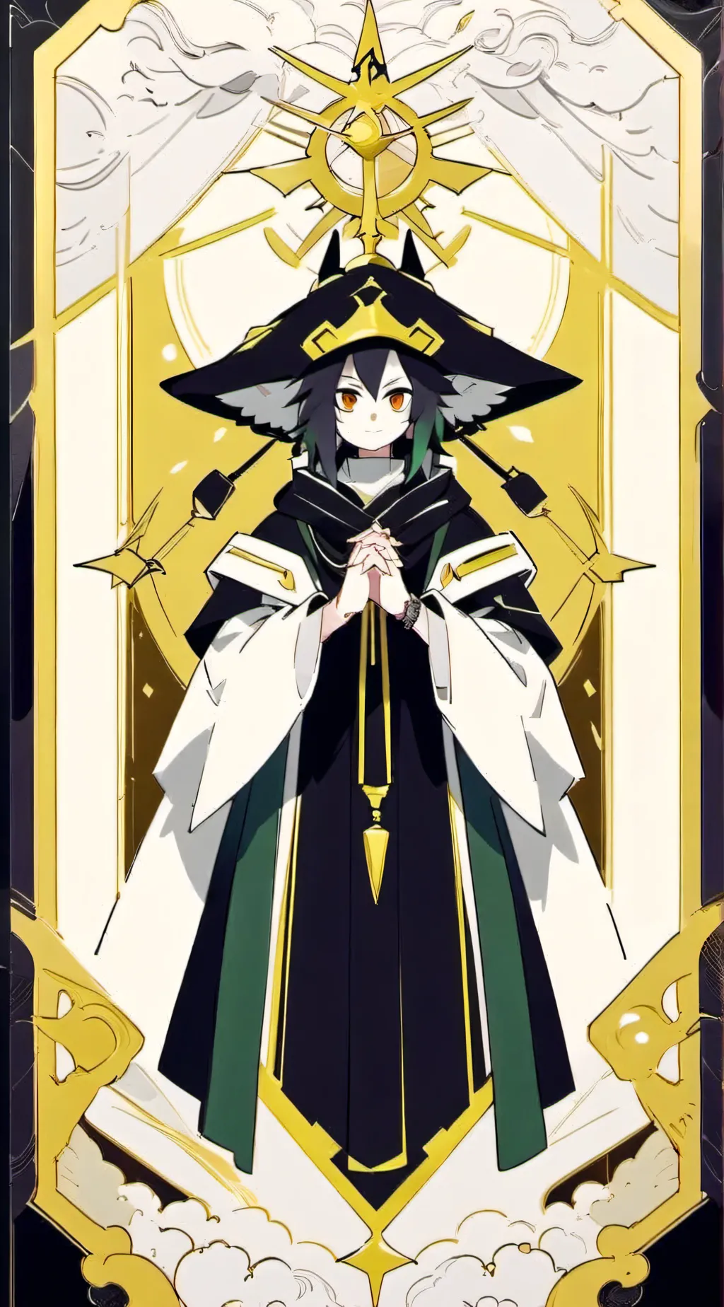 ai character: Miss Circle background