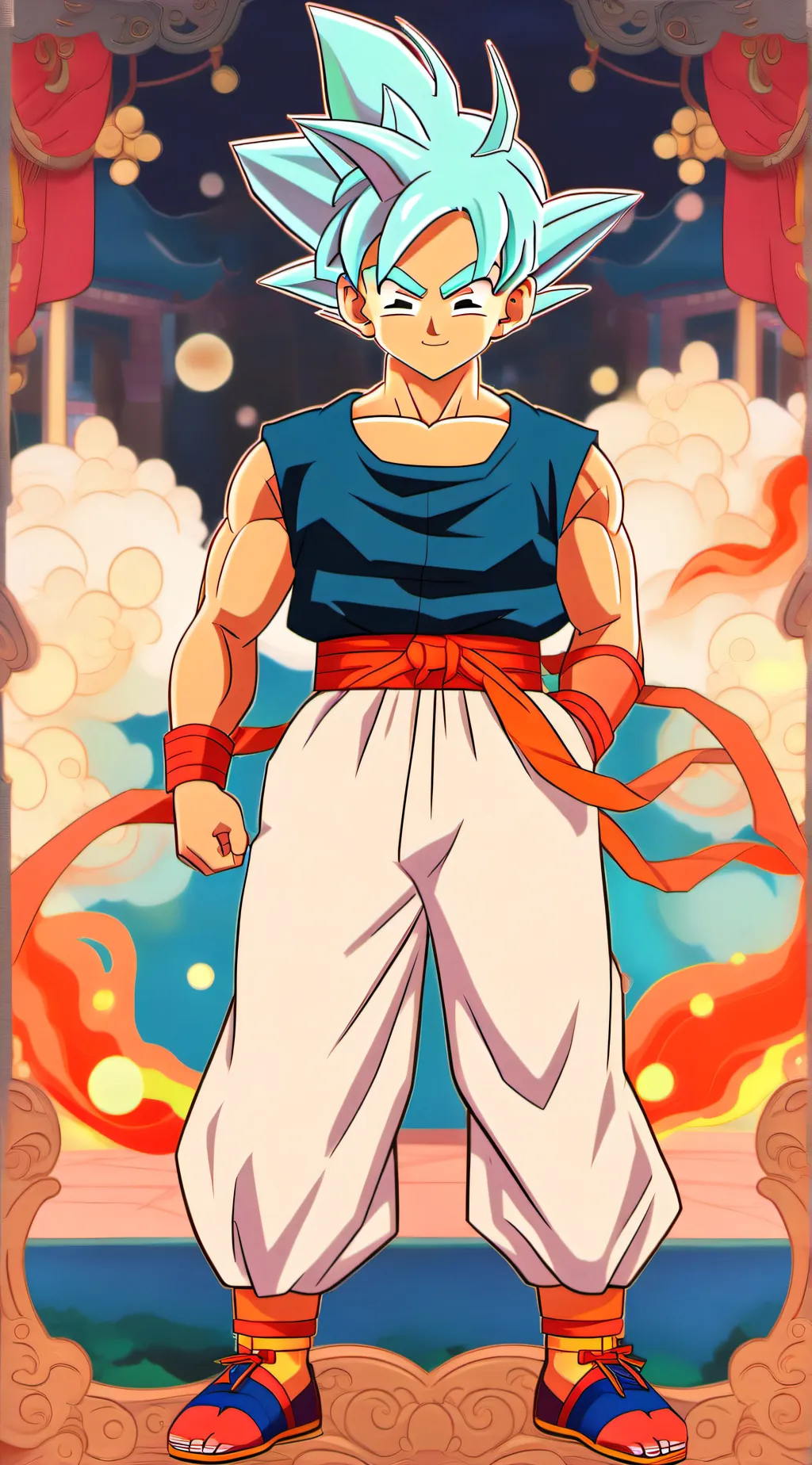 ai character: goku background