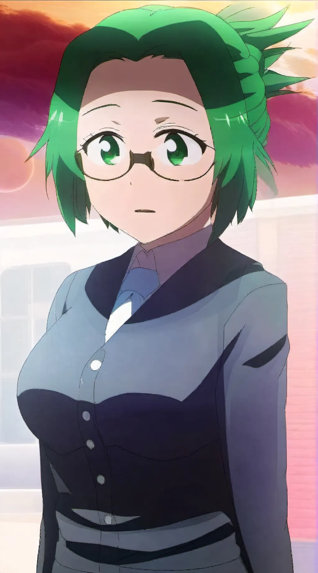 ai character: Agari Himiko background