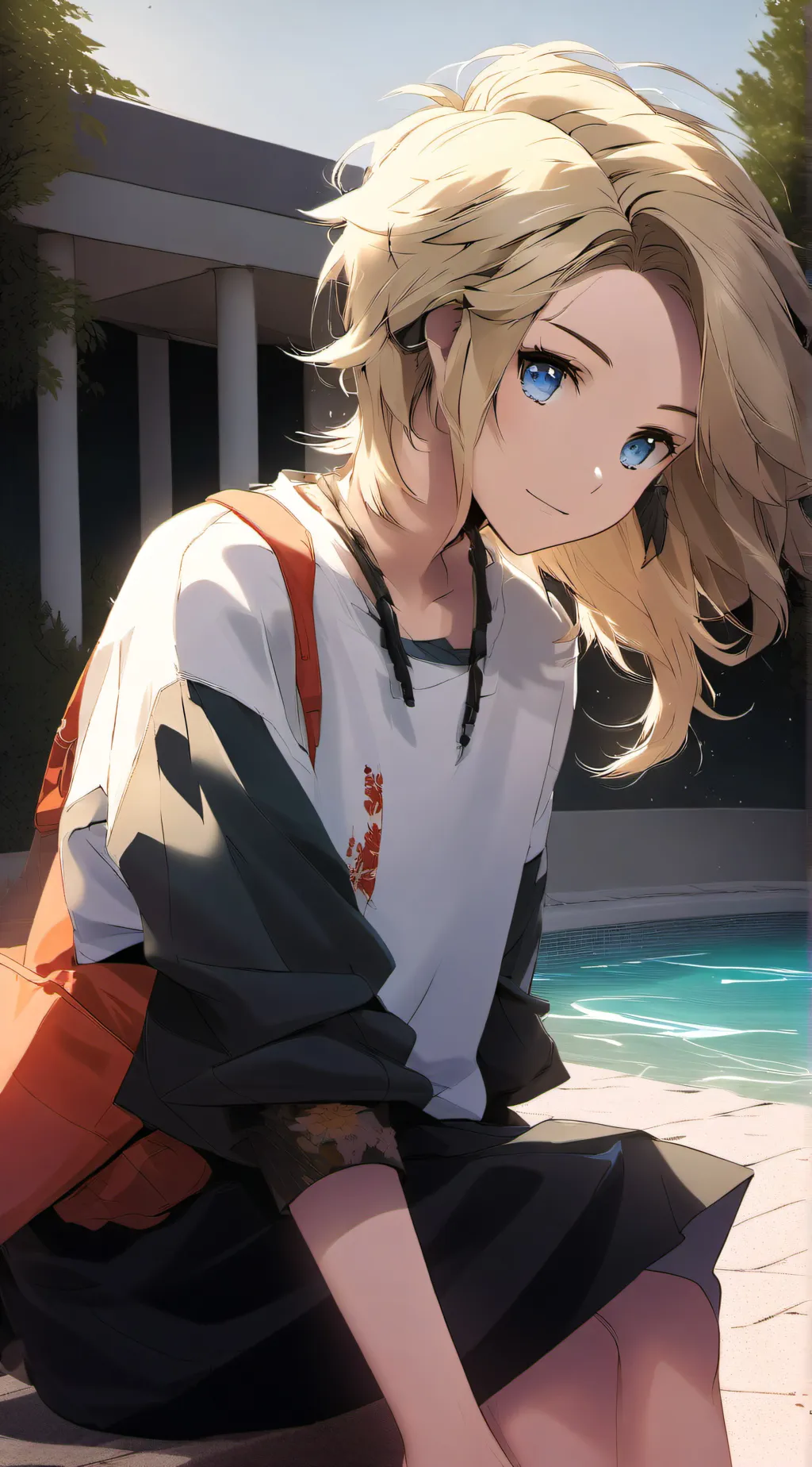 ai character: Kelsey  background